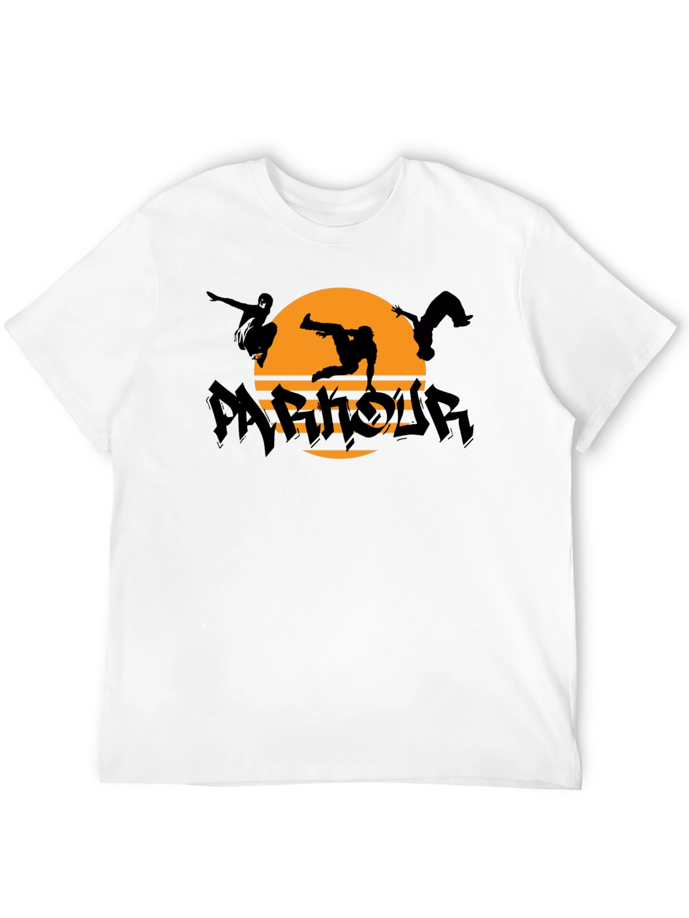 Parkour Silhouette T-Shirt - Urban Acrobatics Design