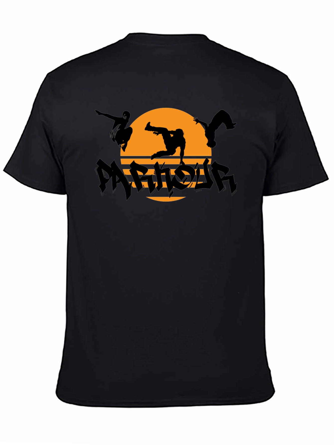 Parkour Silhouette T-Shirt - Urban Acrobatics Design