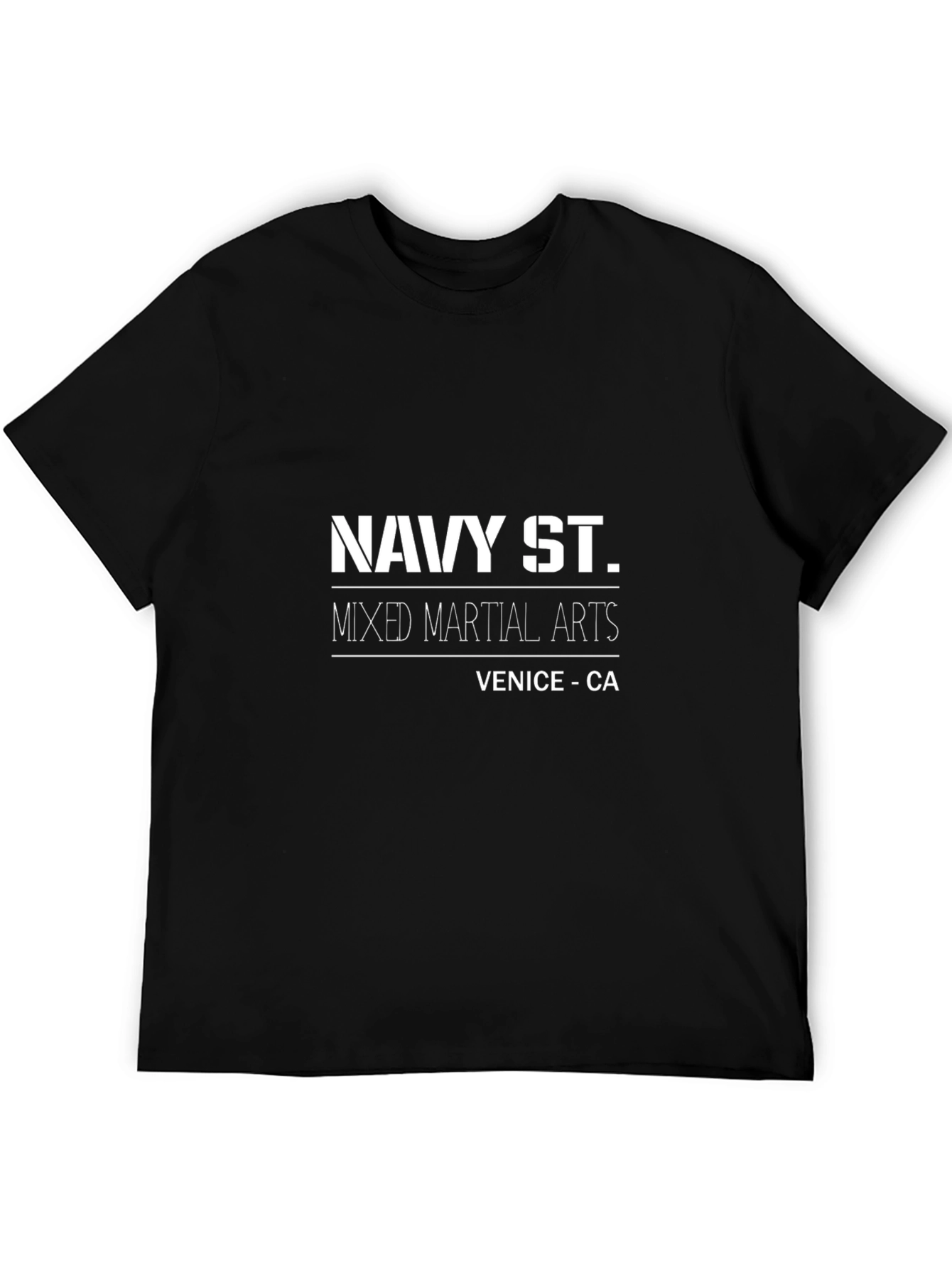 Navy St. Mixed Martial Arts Black T-Shirt