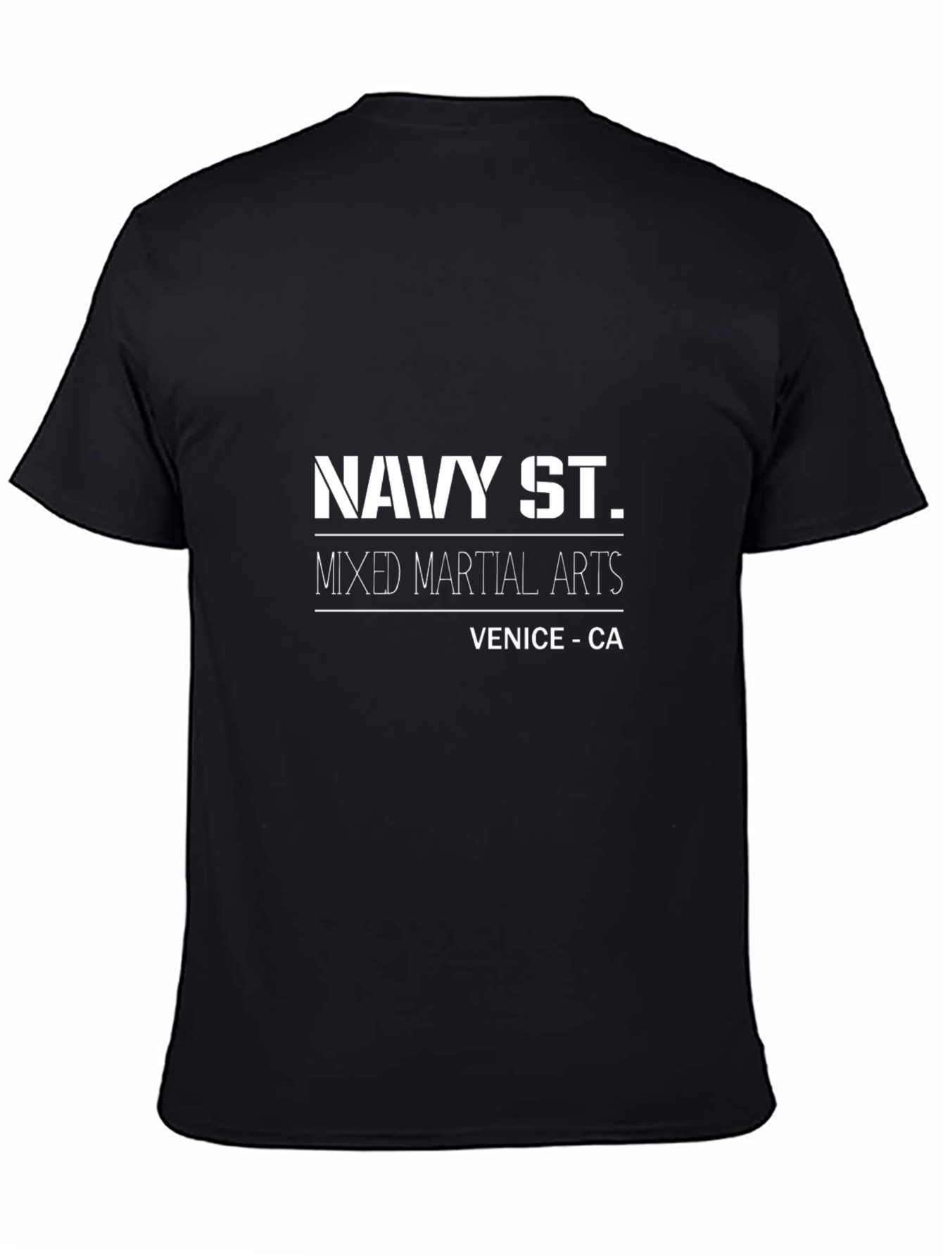 Navy St. Mixed Martial Arts Black T-Shirt