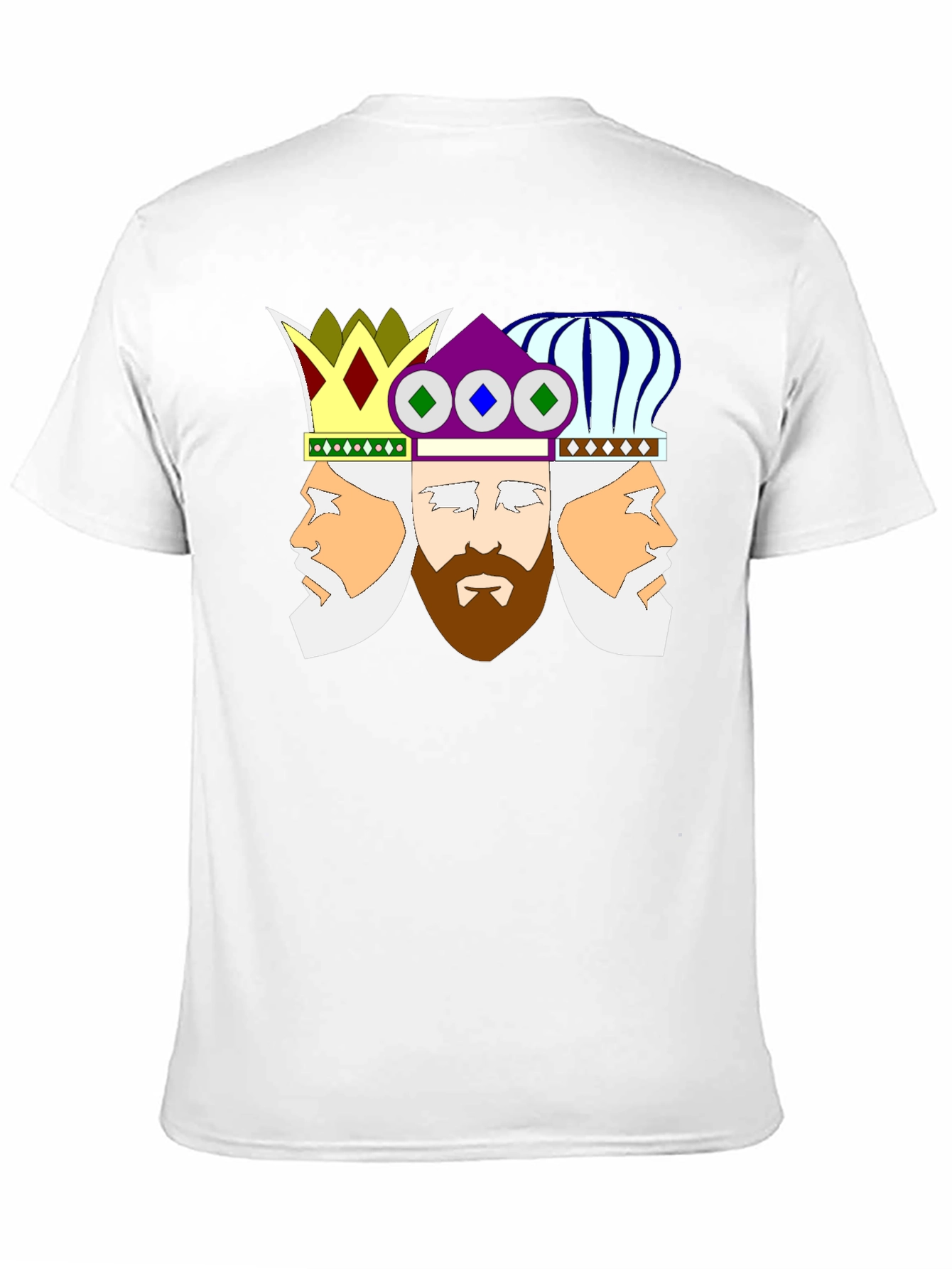 Three Kings Graphic Black T-Shirt