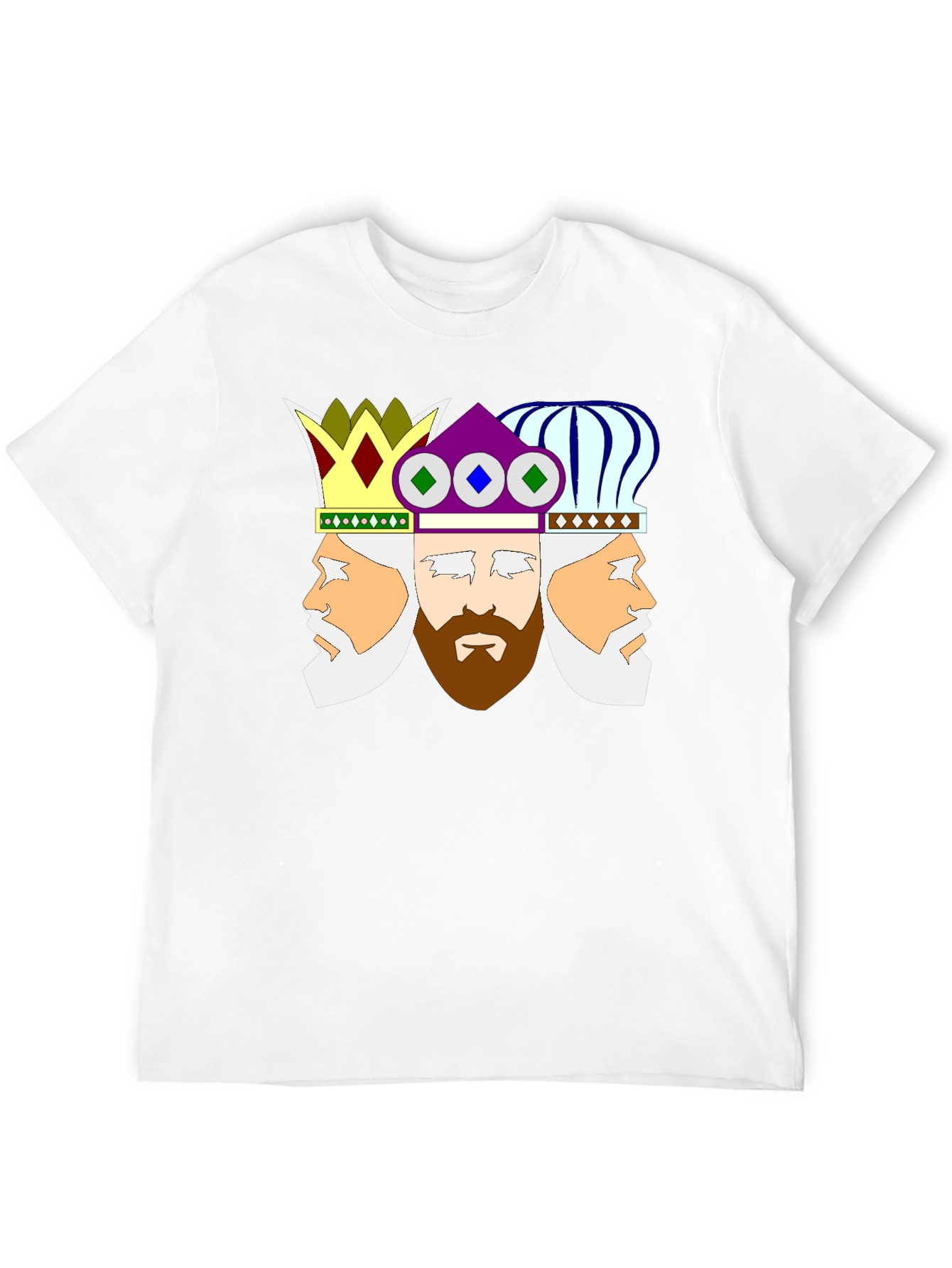 Three Kings Graphic Black T-Shirt