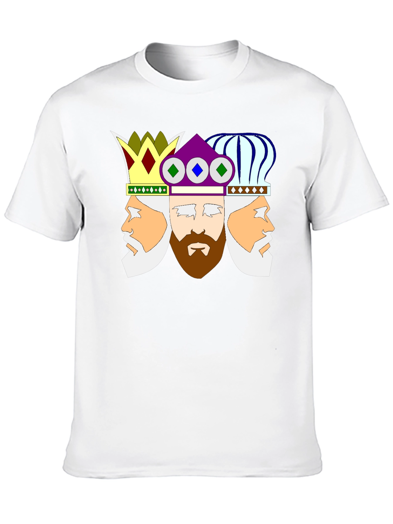 Three Kings Graphic Black T-Shirt