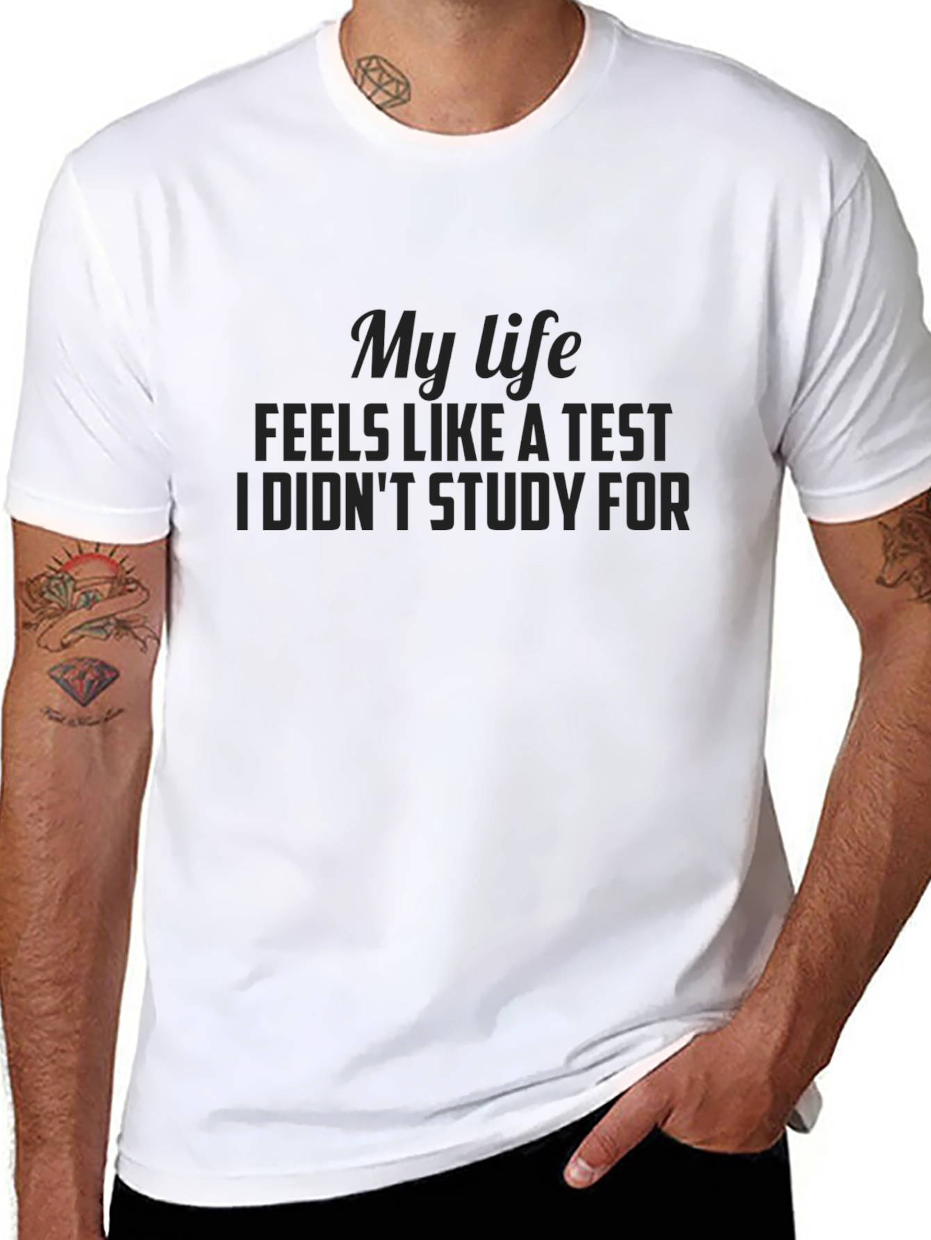My Life Feels Like A Test Graphic T-Shirt