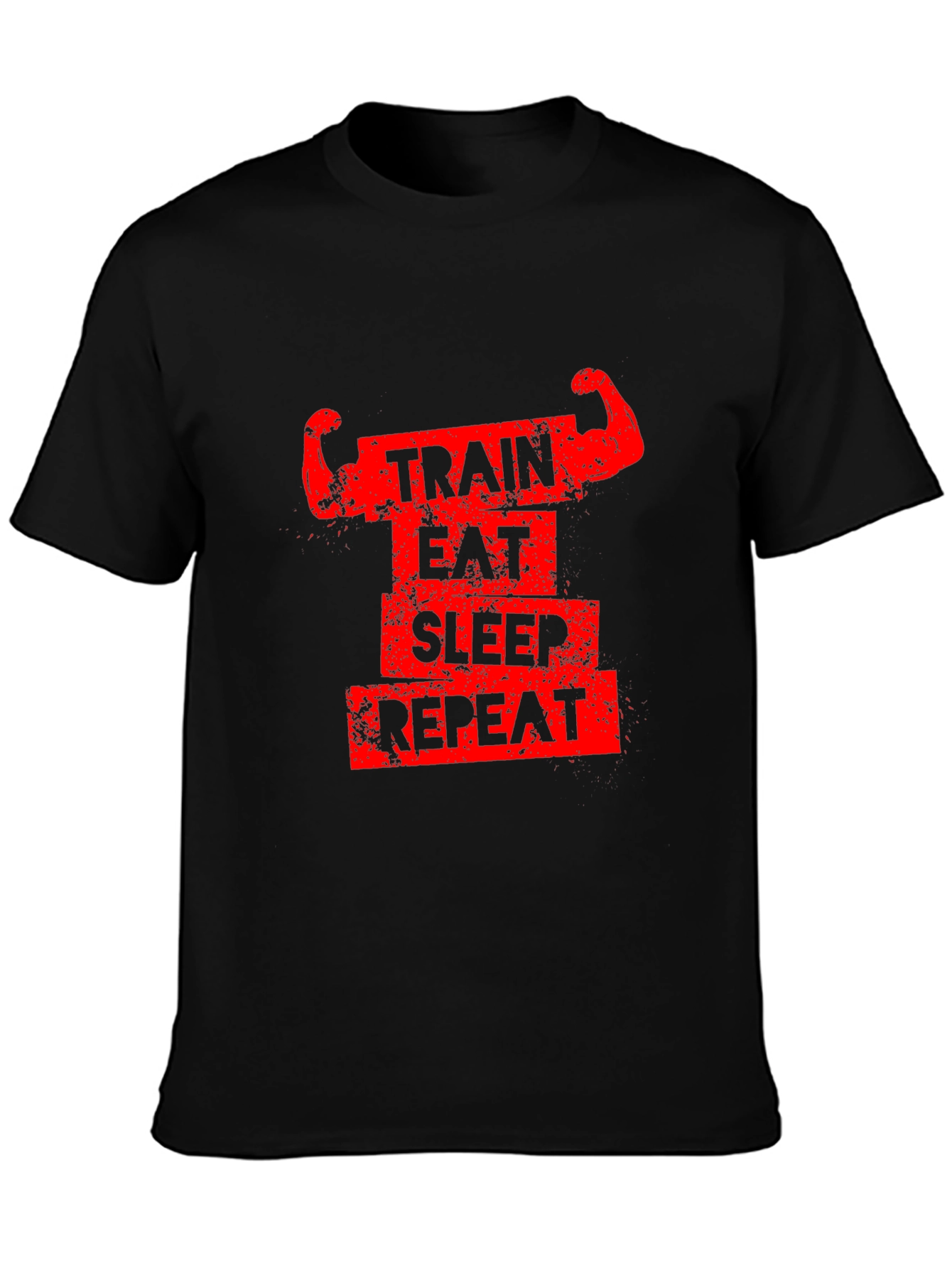 Train Eat Sleep Repeat Graphic T-Shirt
