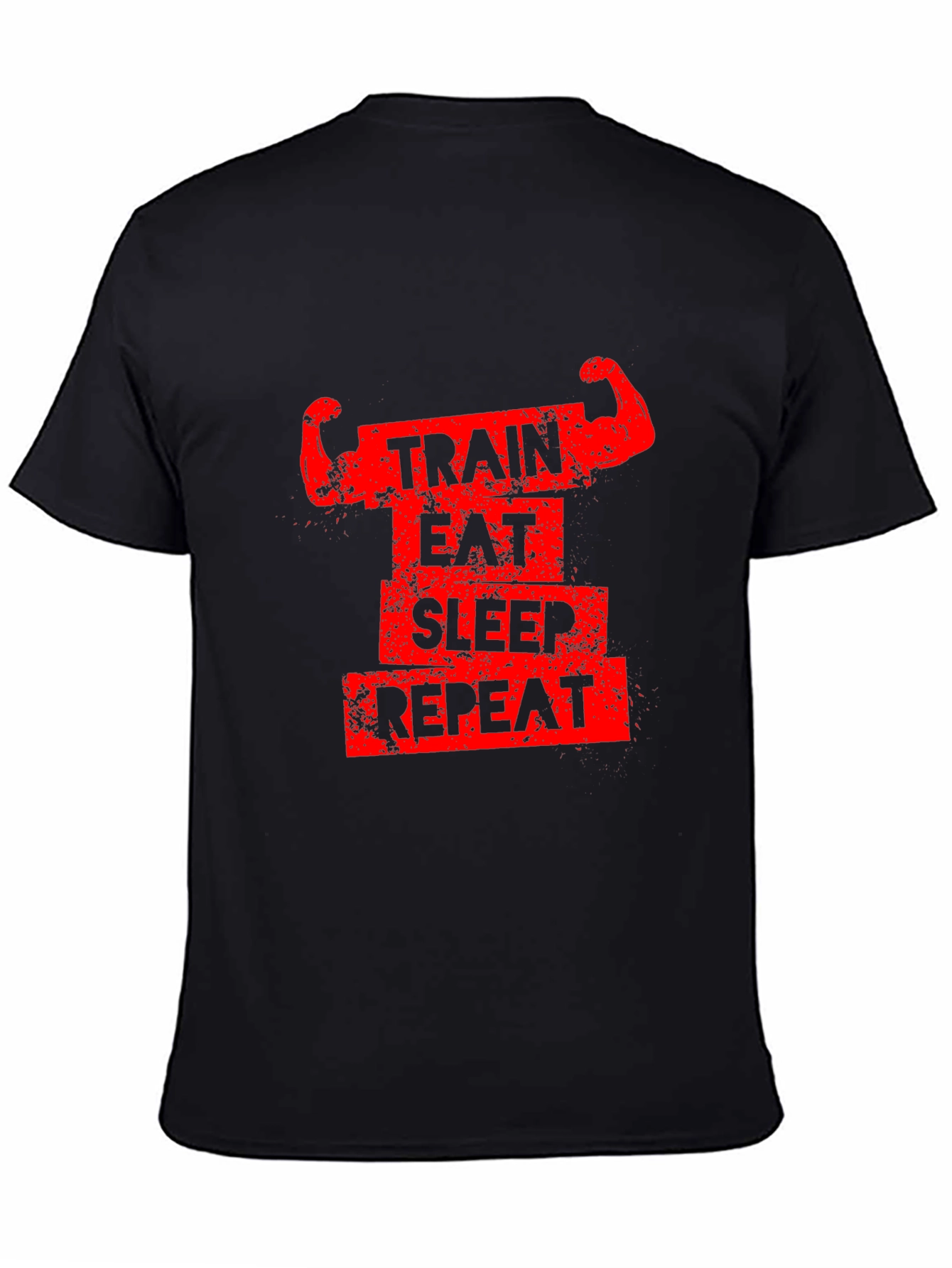 Train Eat Sleep Repeat Graphic T-Shirt