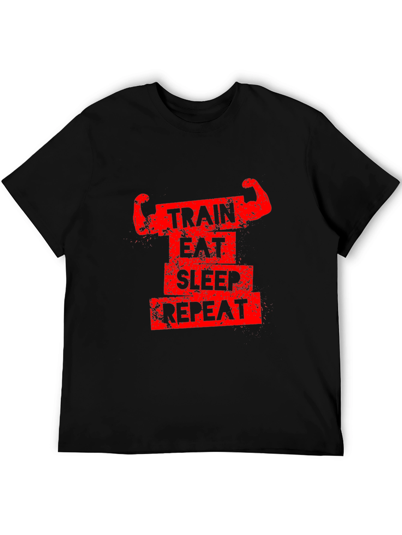 Train Eat Sleep Repeat Graphic T-Shirt