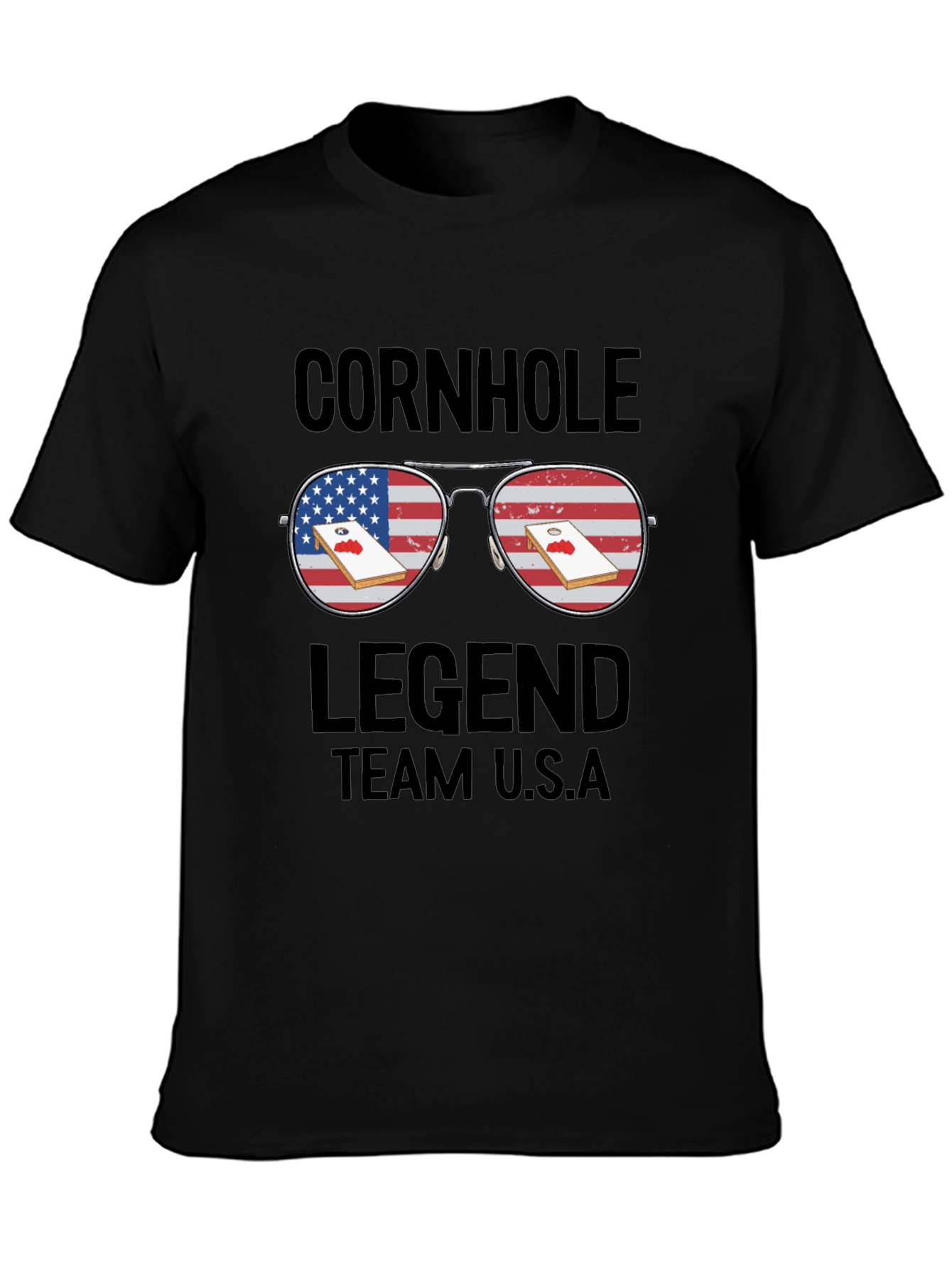 Cornhole Legend Team USA T-Shirt