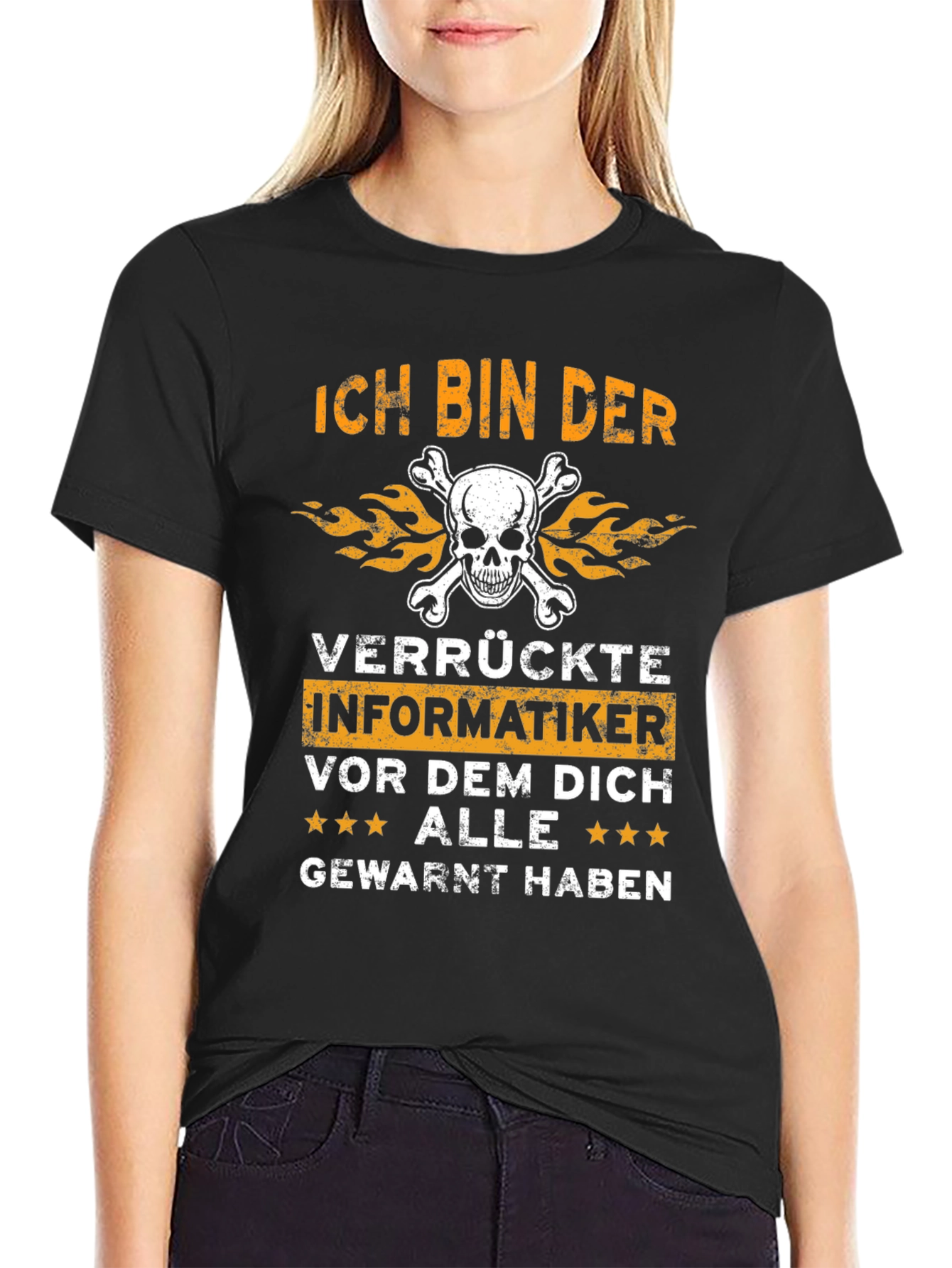 Ich Bin Der Verrückte Informatiker T-Shirt