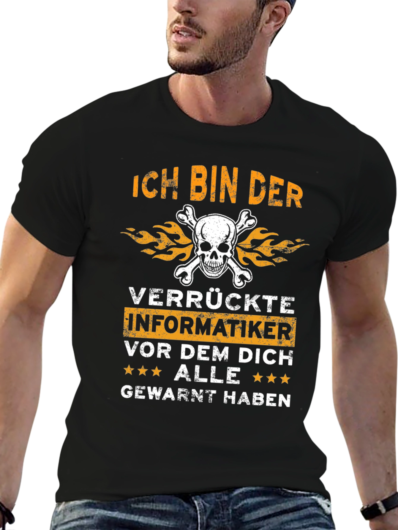 Ich Bin Der Verrückte Informatiker T-Shirt