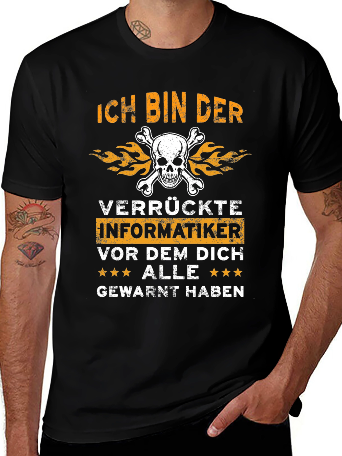 Ich Bin Der Verrückte Informatiker T-Shirt