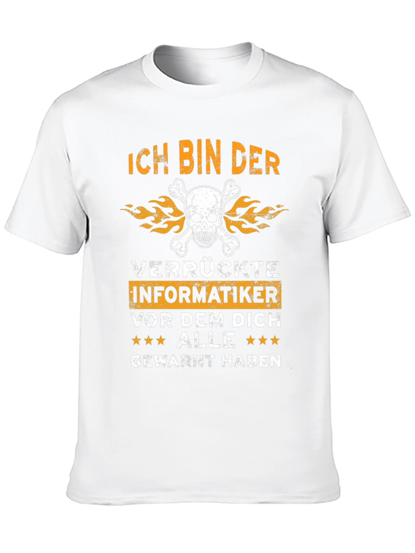 Ich Bin Der Verrückte Informatiker T-Shirt