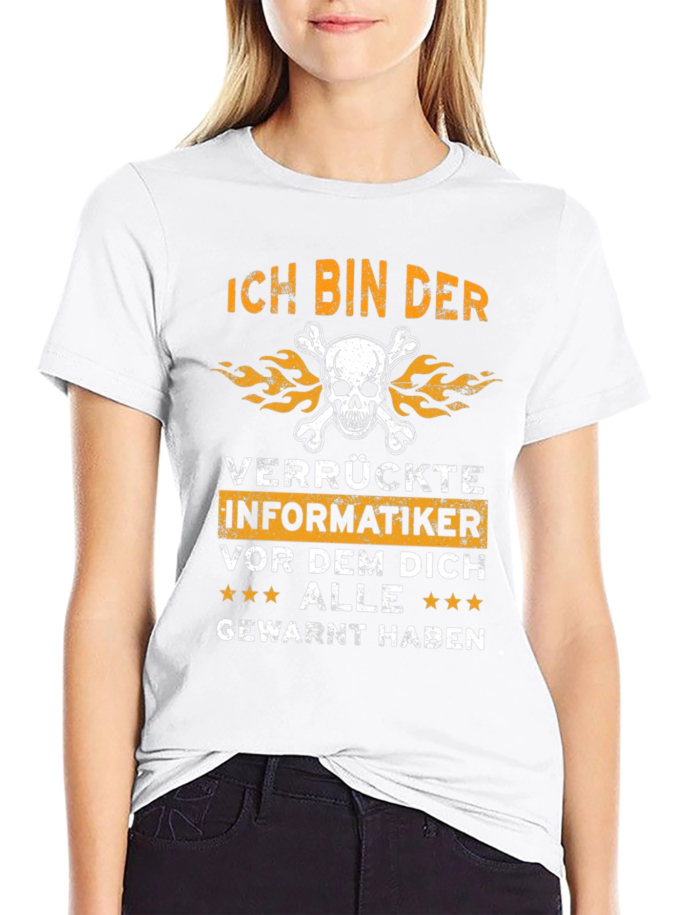 Ich Bin Der Verrückte Informatiker T-Shirt