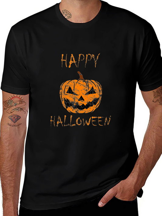 Happy Halloween Pumpkin Graphic T-Shirt