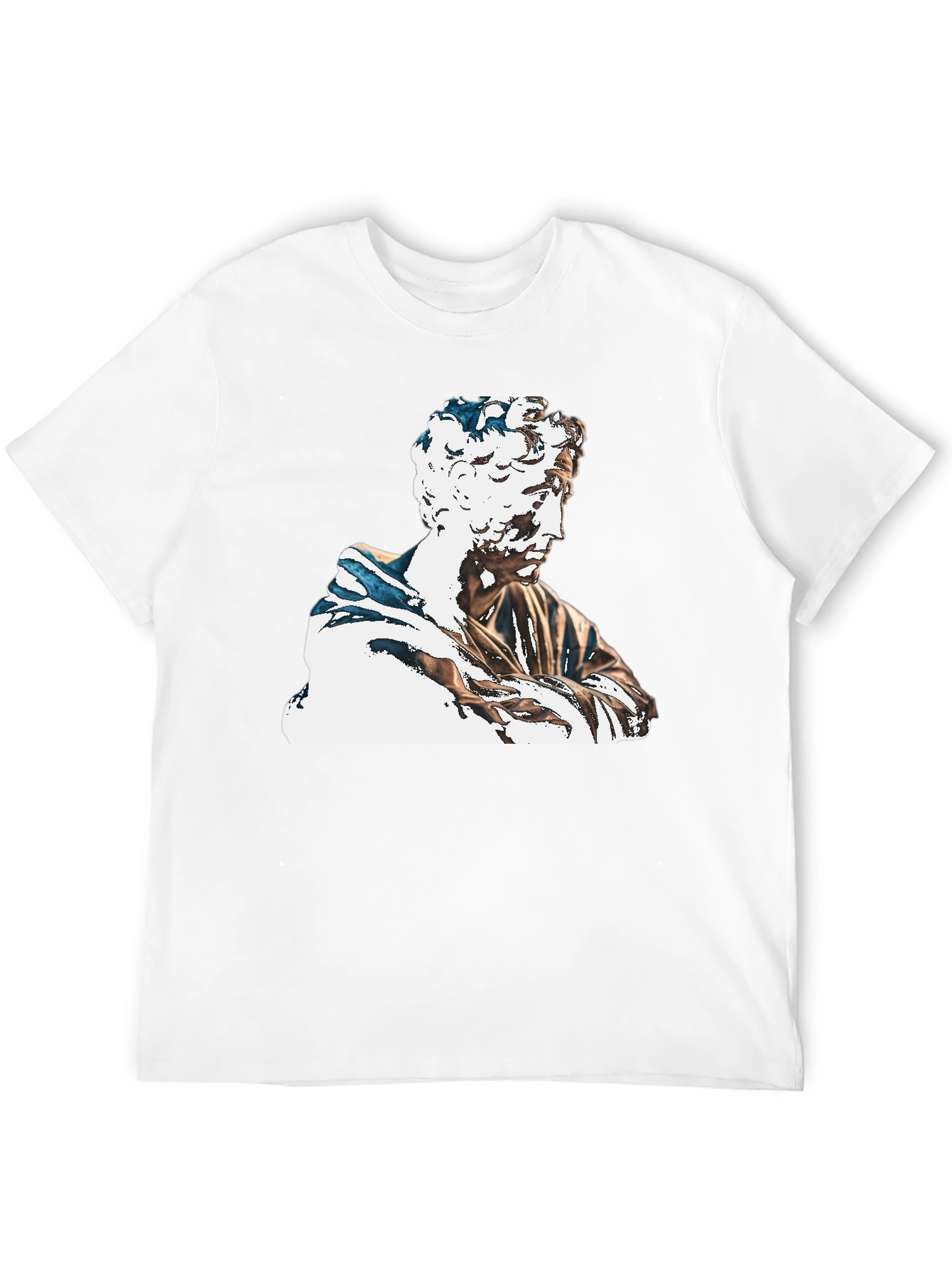 Statue Graphic Black T-Shirt