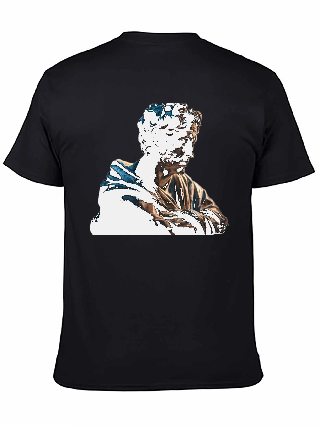 Statue Graphic Black T-Shirt