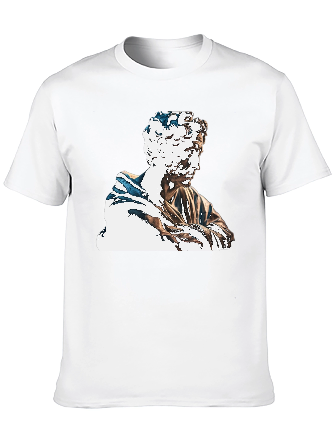 Statue Graphic Black T-Shirt