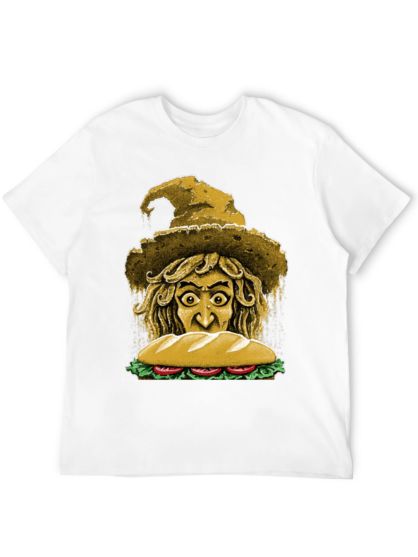 Sandwich Witch Graphic Tee - Unique Foodie T-Shirt