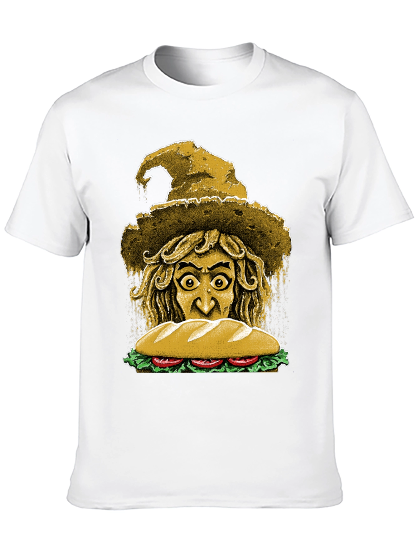 Sandwich Witch Graphic Tee - Unique Foodie T-Shirt
