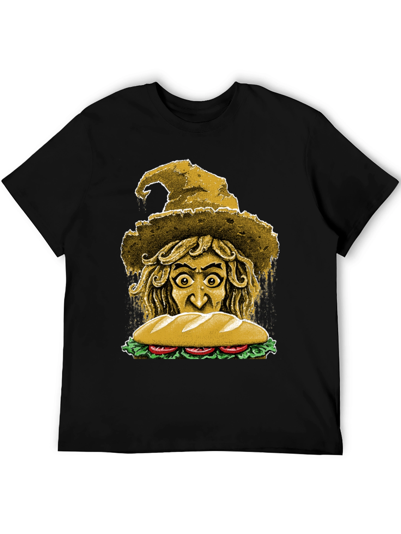 Sandwich Witch Graphic Tee - Unique Foodie T-Shirt