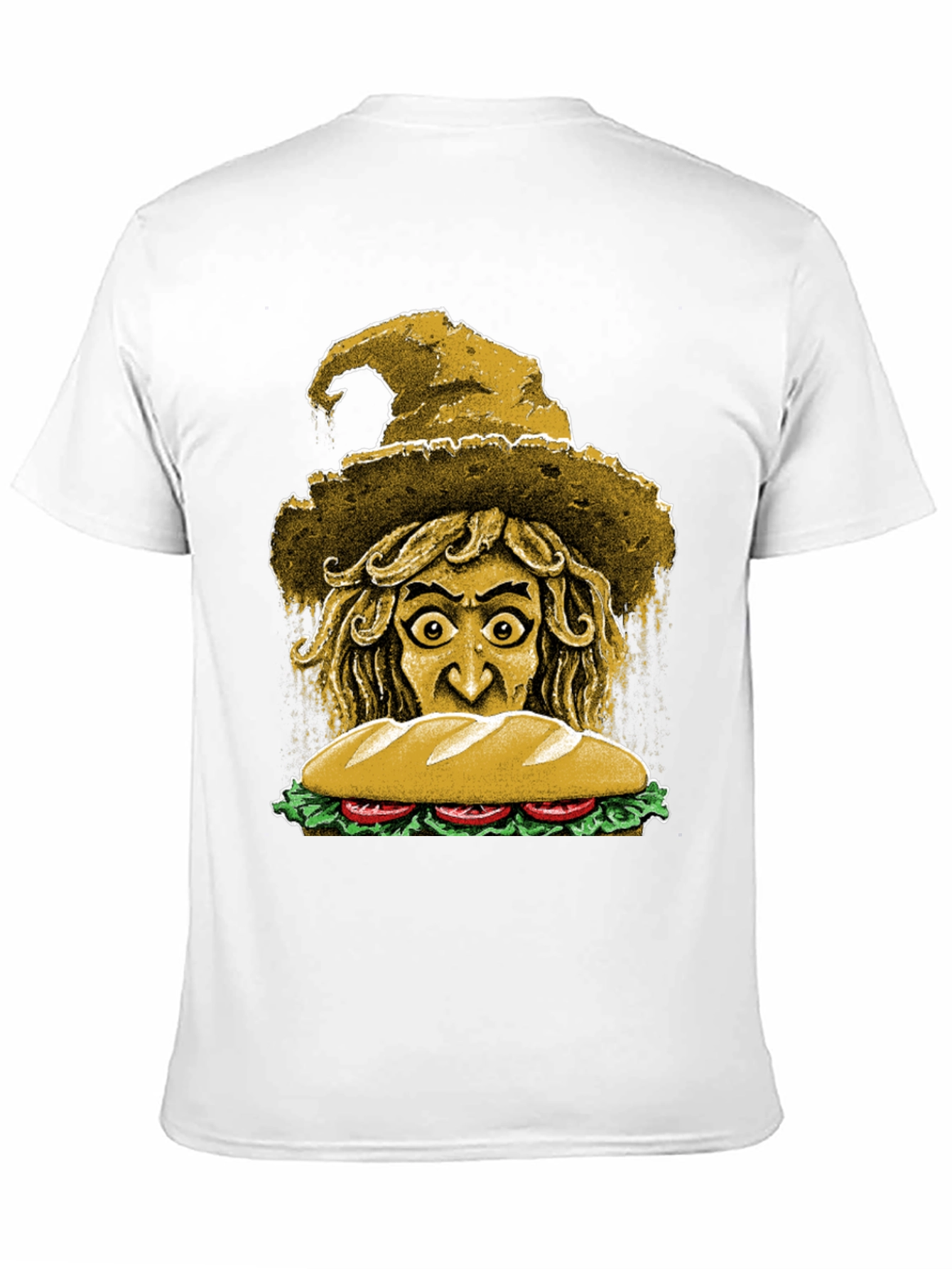 Sandwich Witch Graphic Tee - Unique Foodie T-Shirt