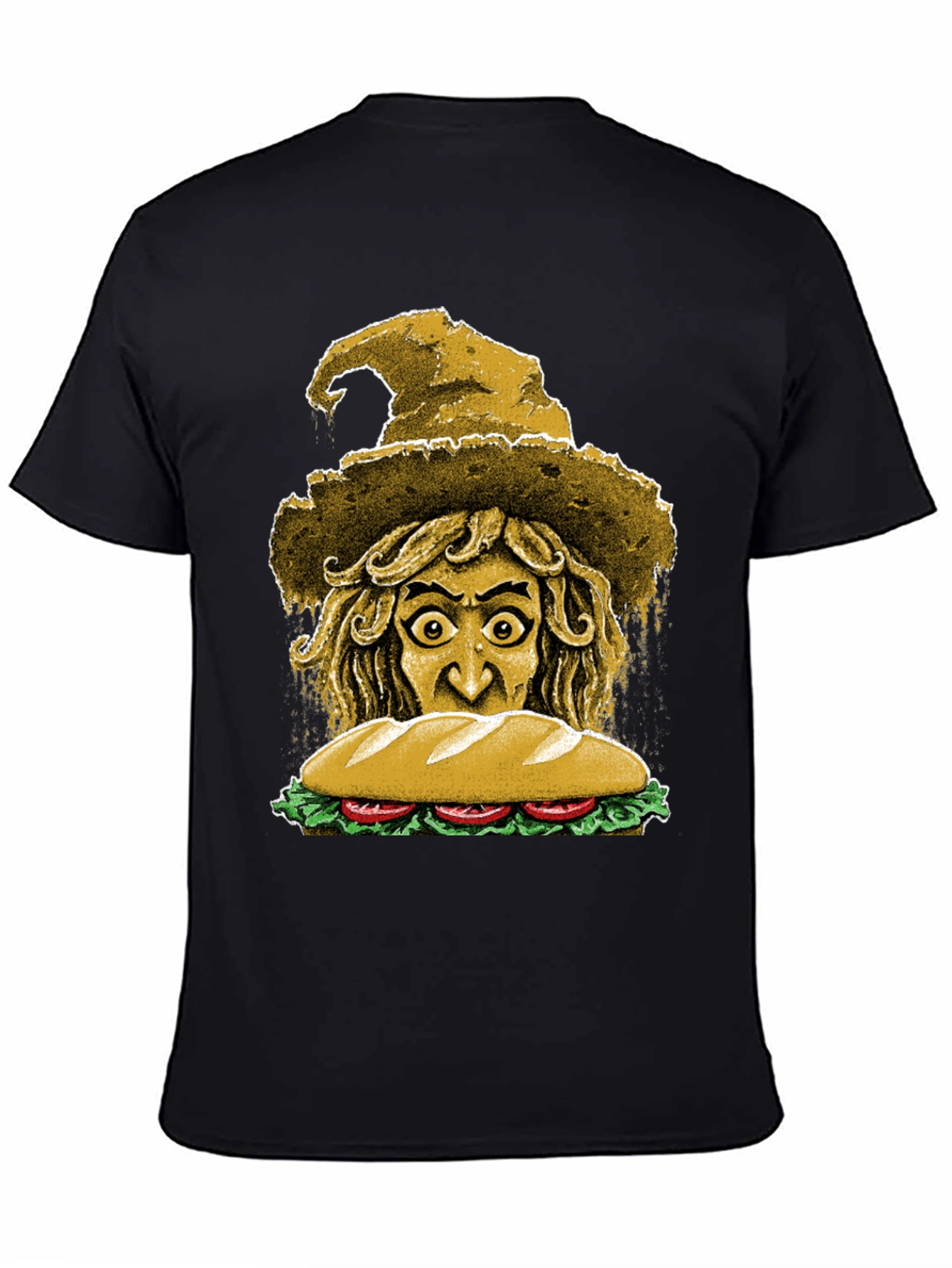 Sandwich Witch Graphic Tee - Unique Foodie T-Shirt