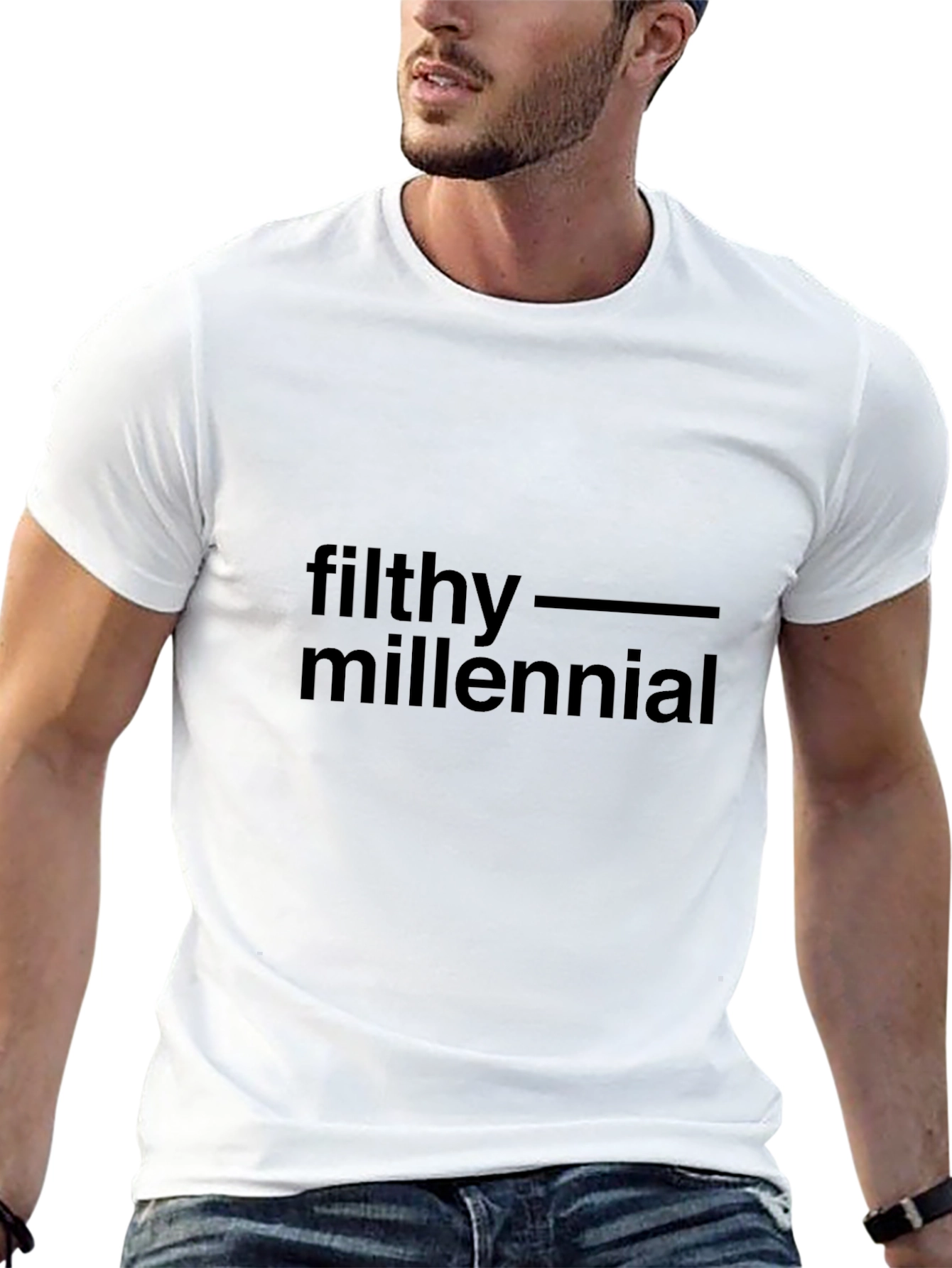 Filthy Millennial T-Shirt - Bold Statement Tee
