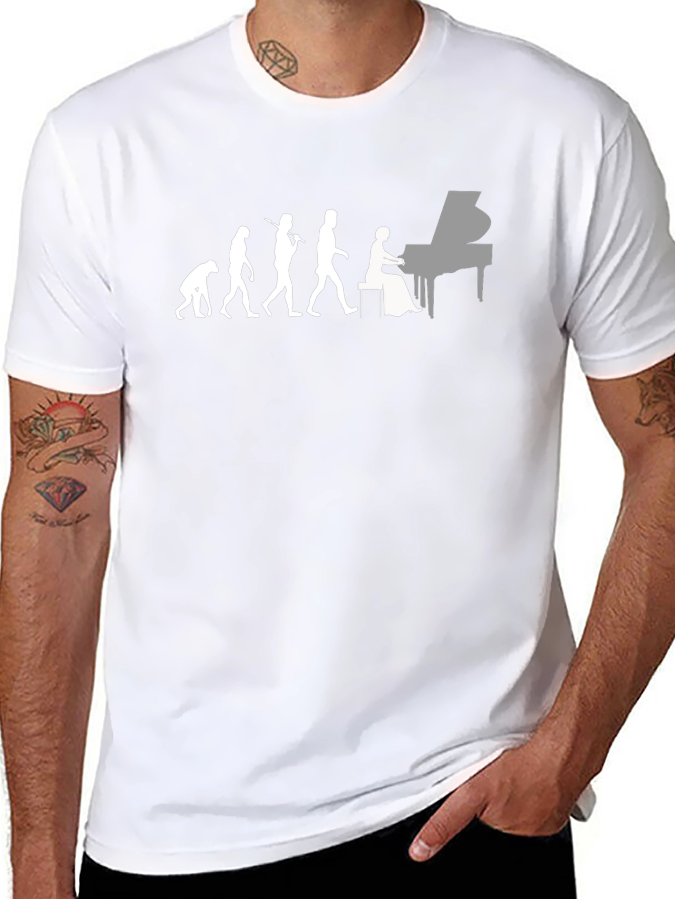 Evolution of Piano T-Shirt