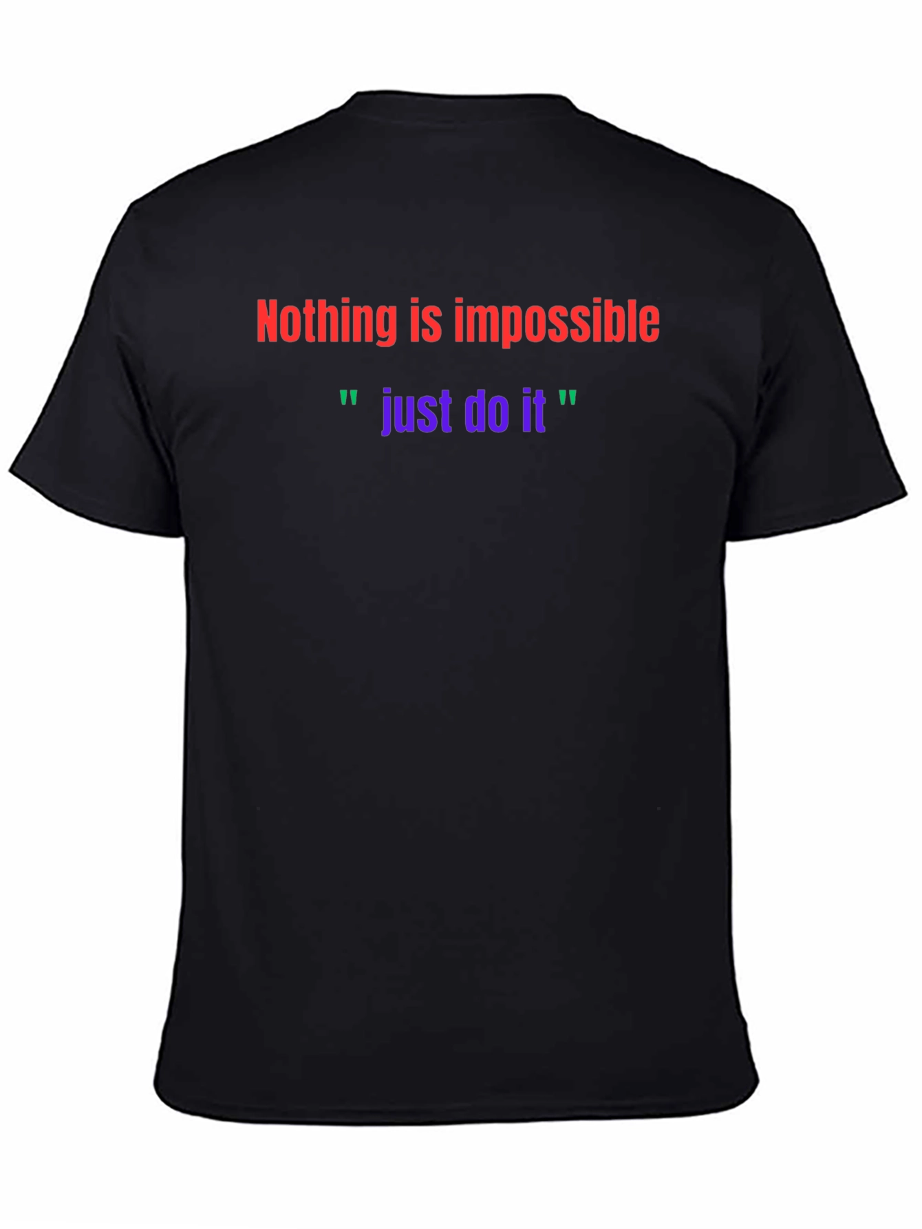 Motivational Black T-Shirt