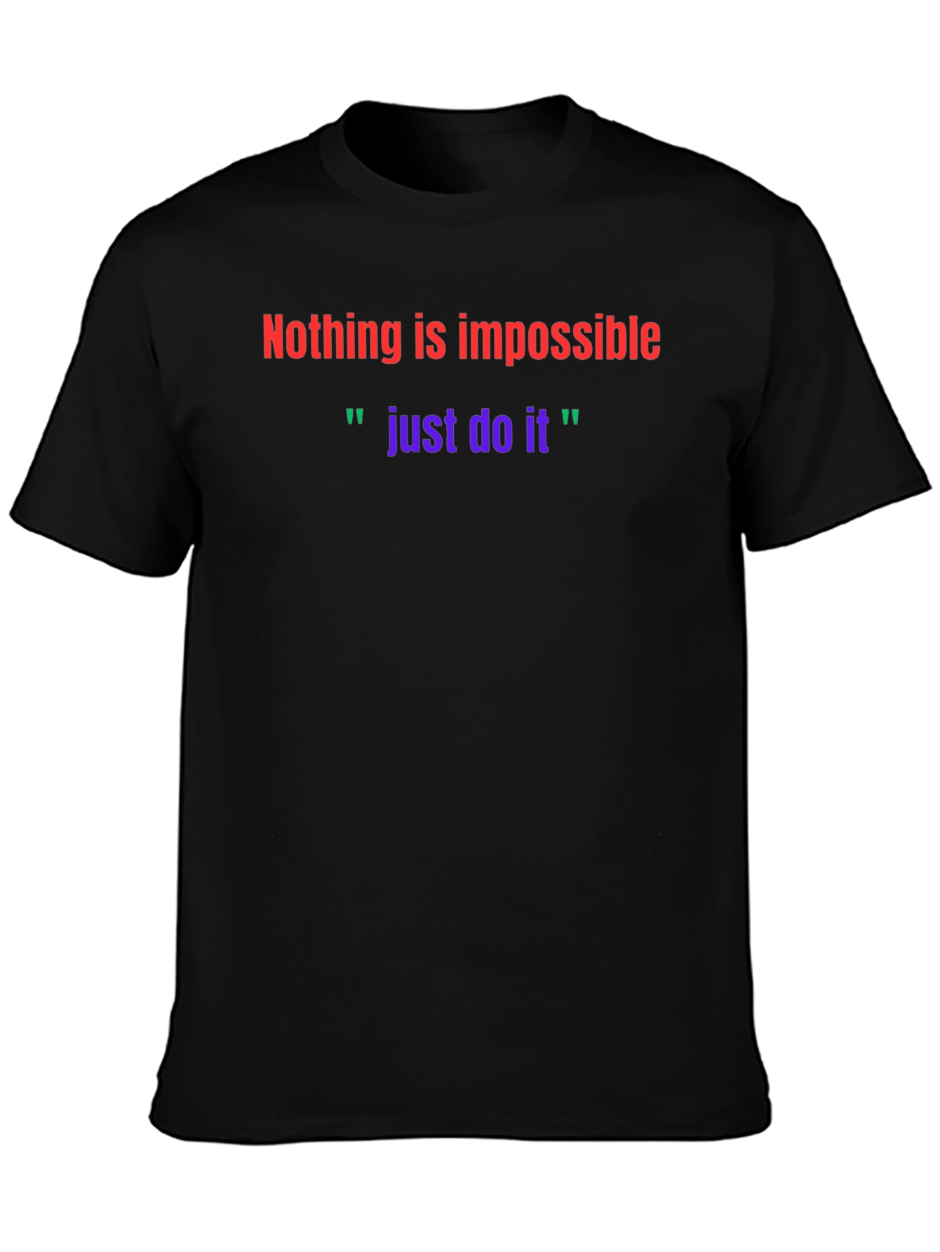 Motivational Black T-Shirt
