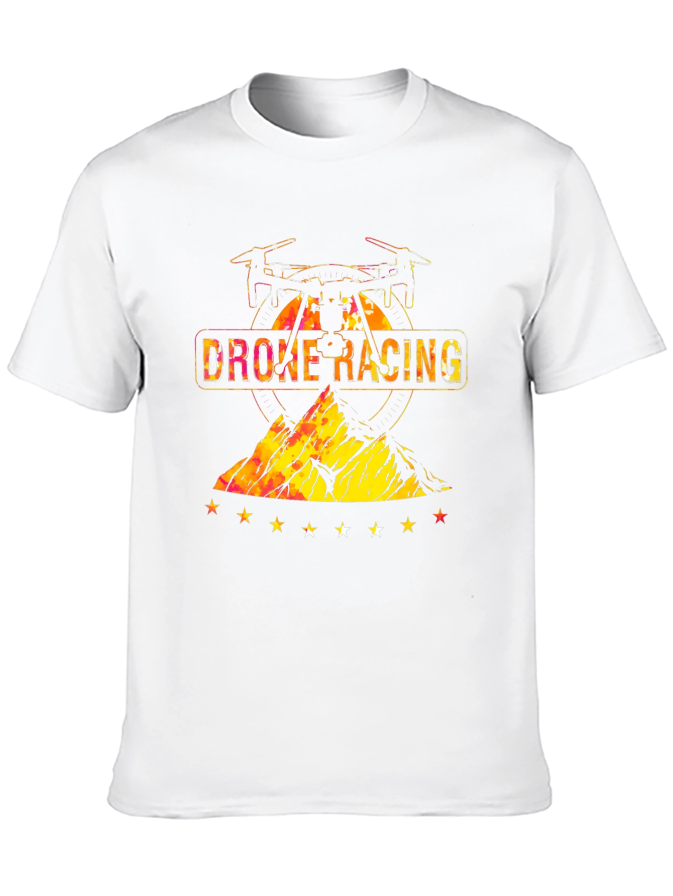 Drone Racing Graphic T-Shirt - Mens Black Tee