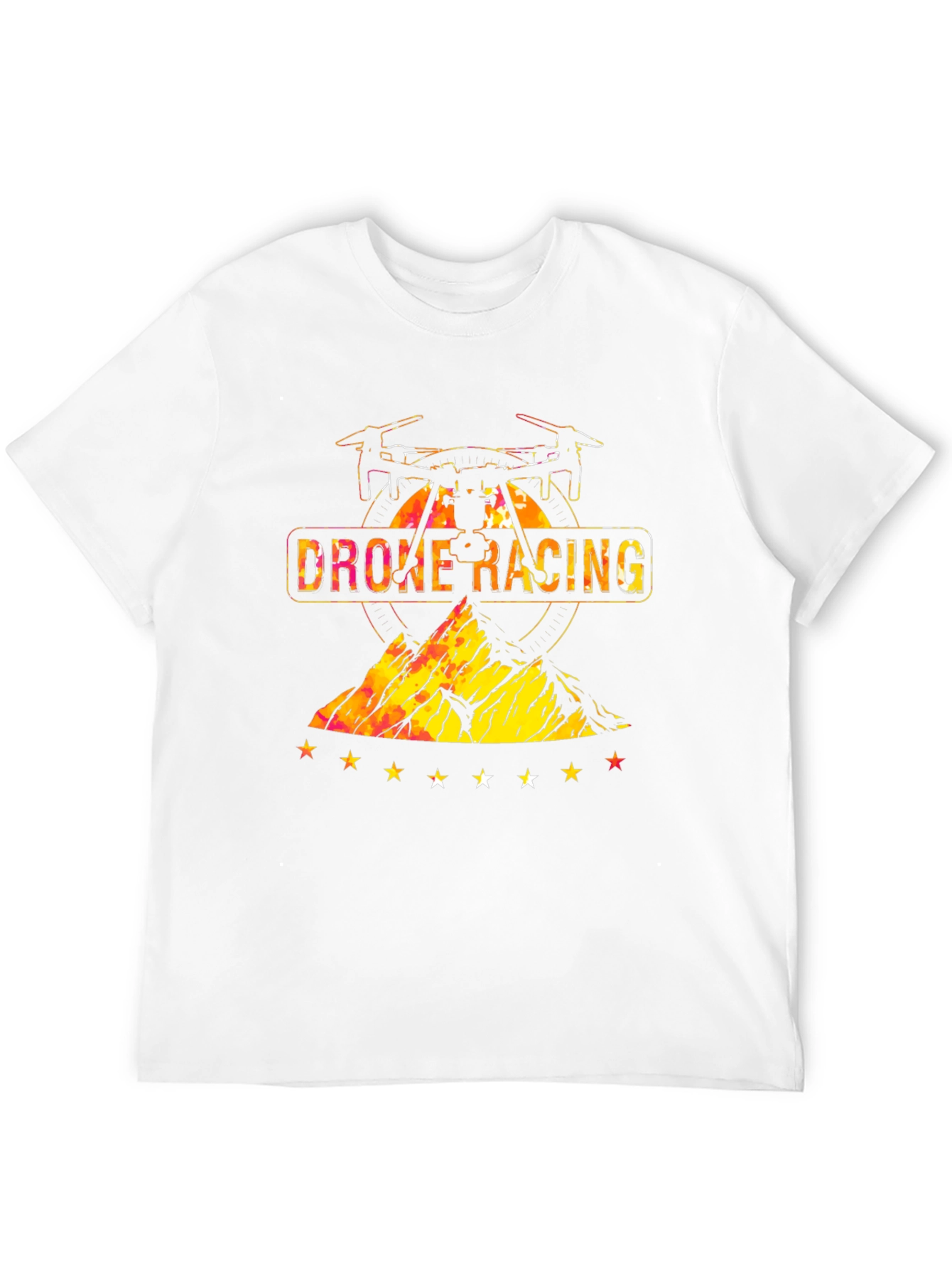 Drone Racing Graphic T-Shirt - Mens Black Tee