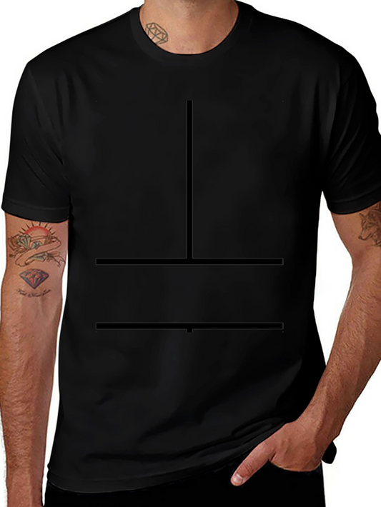 Minimalist Black T-Shirt - Modern Graphic Tee