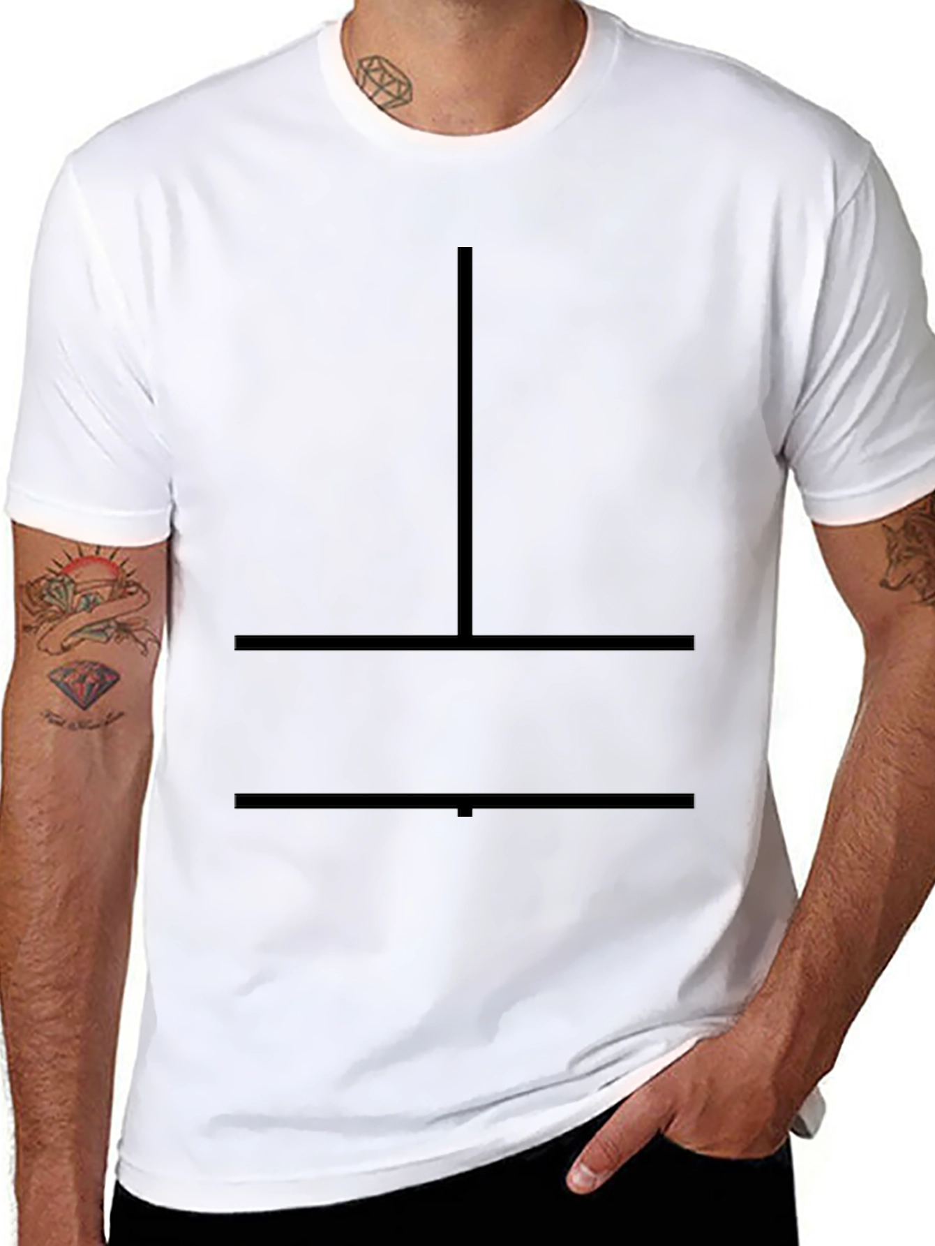 Minimalist Black T-Shirt - Modern Graphic Tee