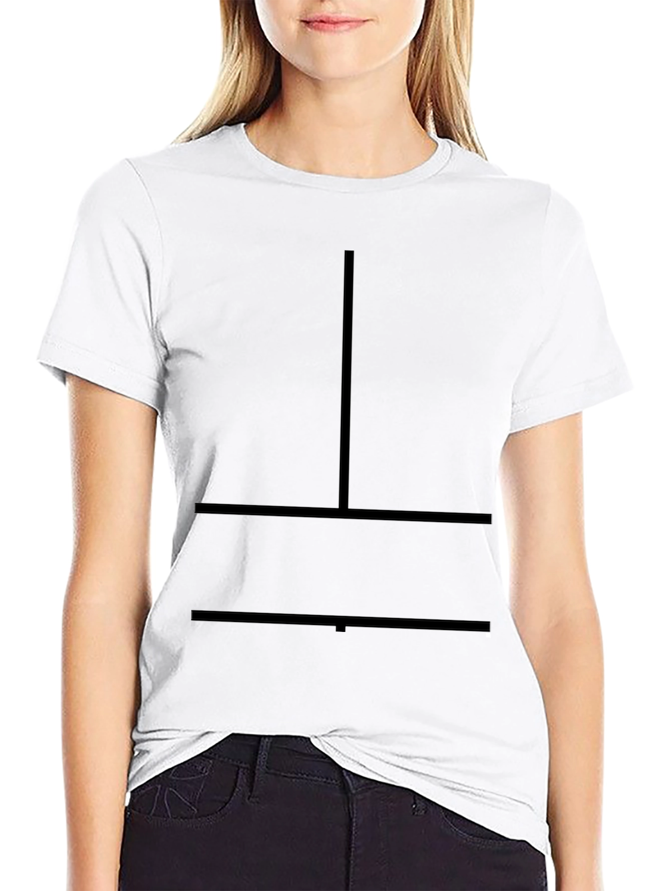 Minimalist Black T-Shirt - Modern Graphic Tee