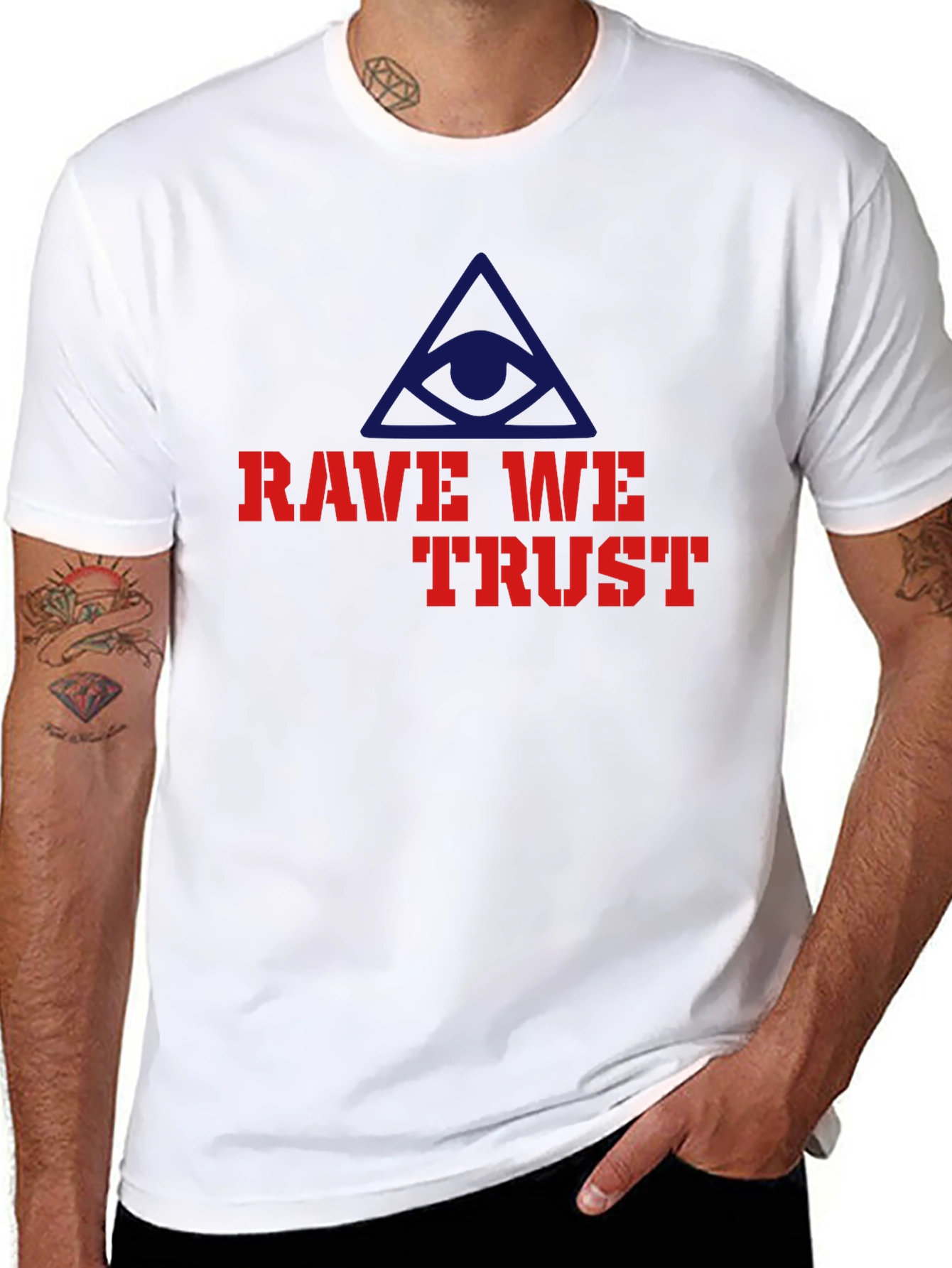 Rave We Trust Graphic T-Shirt - All Seeing Eye