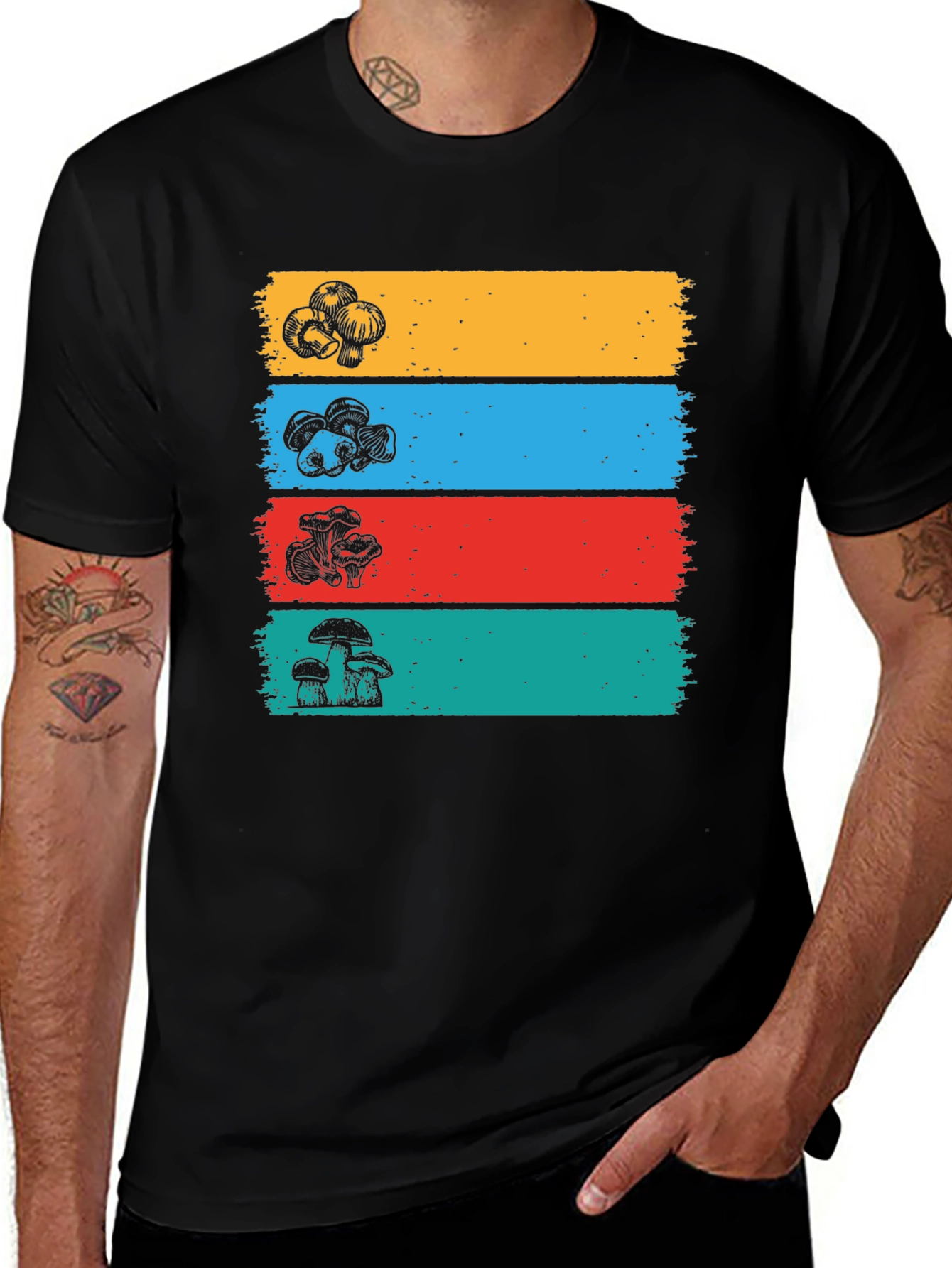 Retro Mushroom Graphic Tee