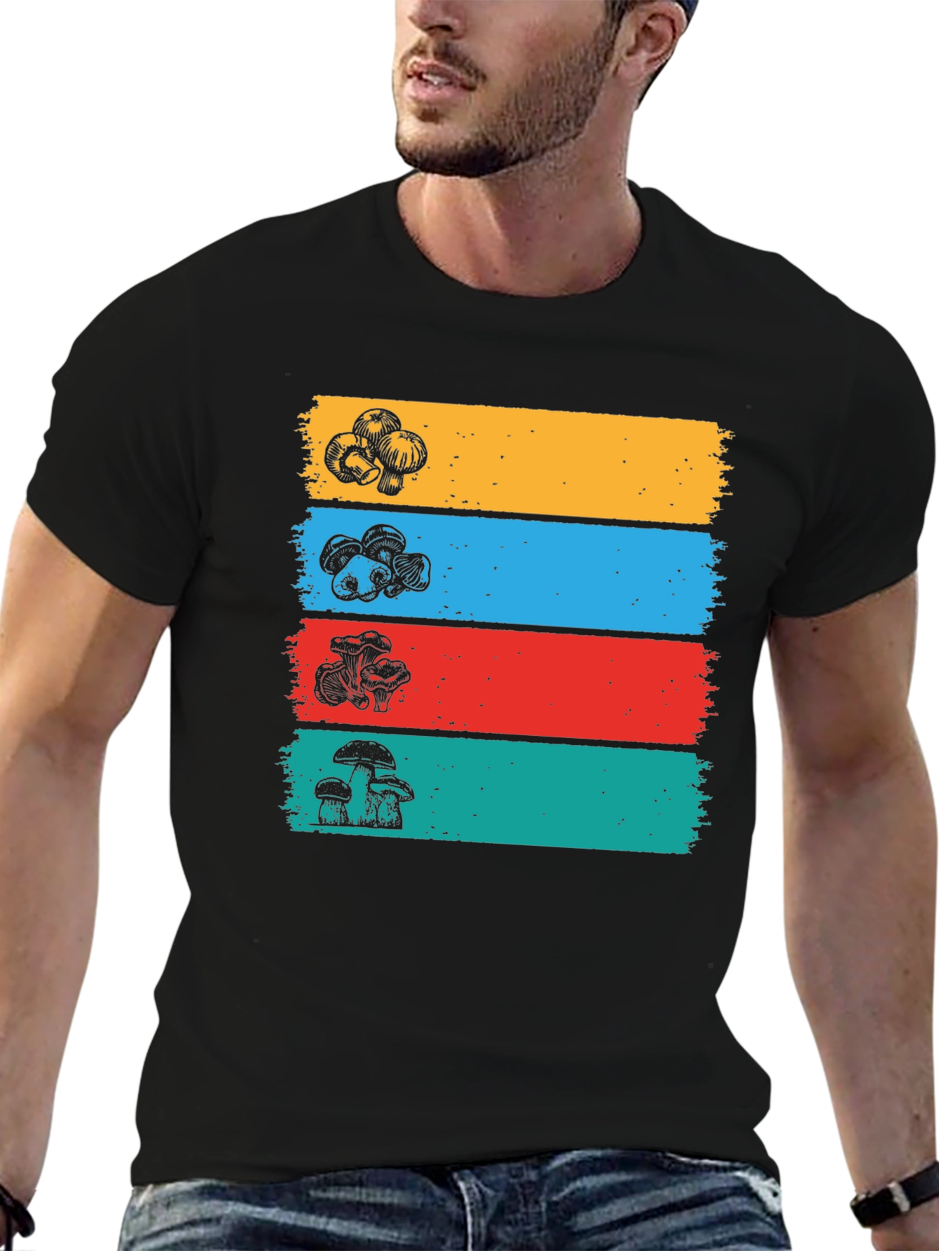 Retro Mushroom Graphic Tee