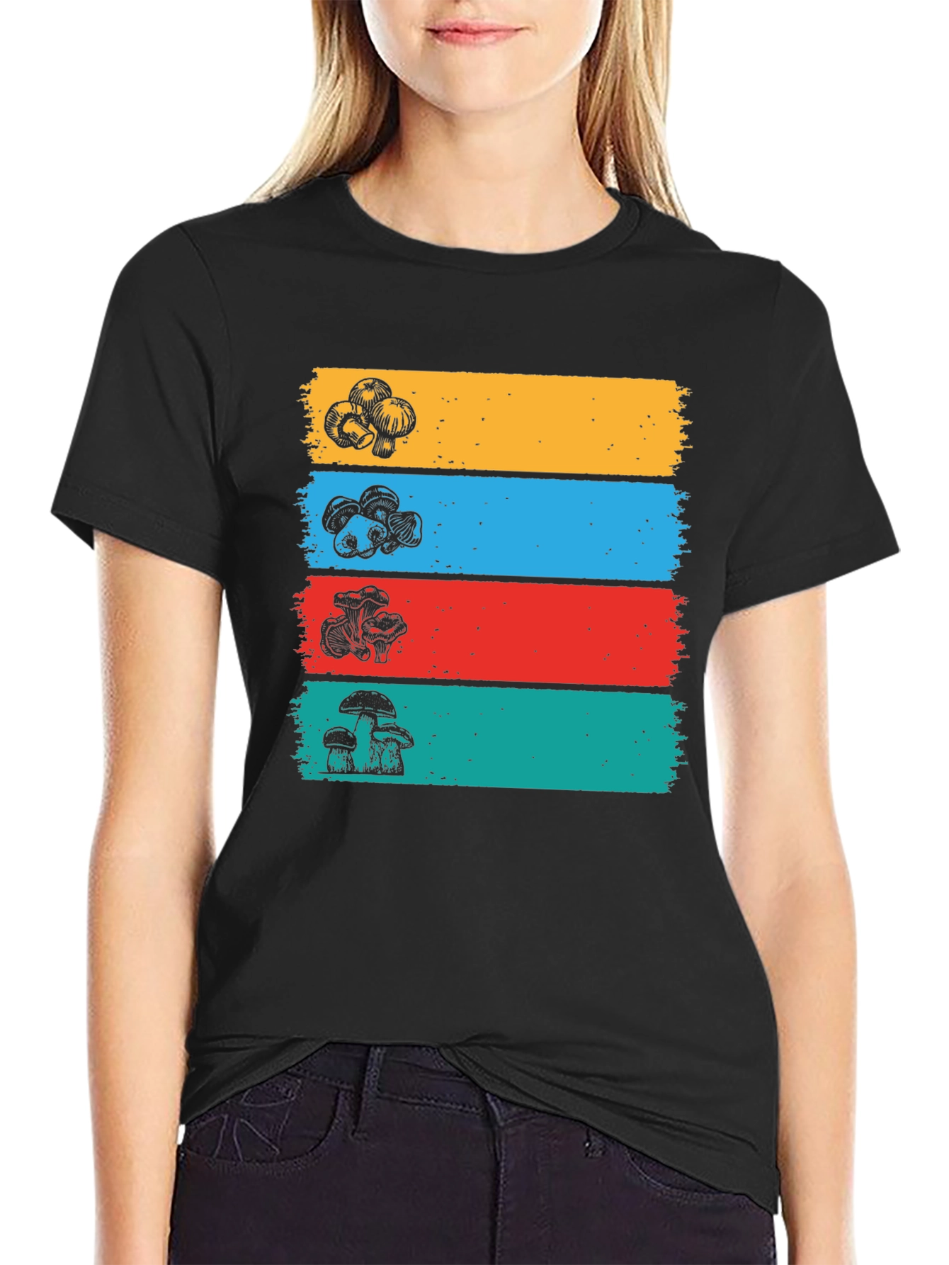 Retro Mushroom Graphic Tee
