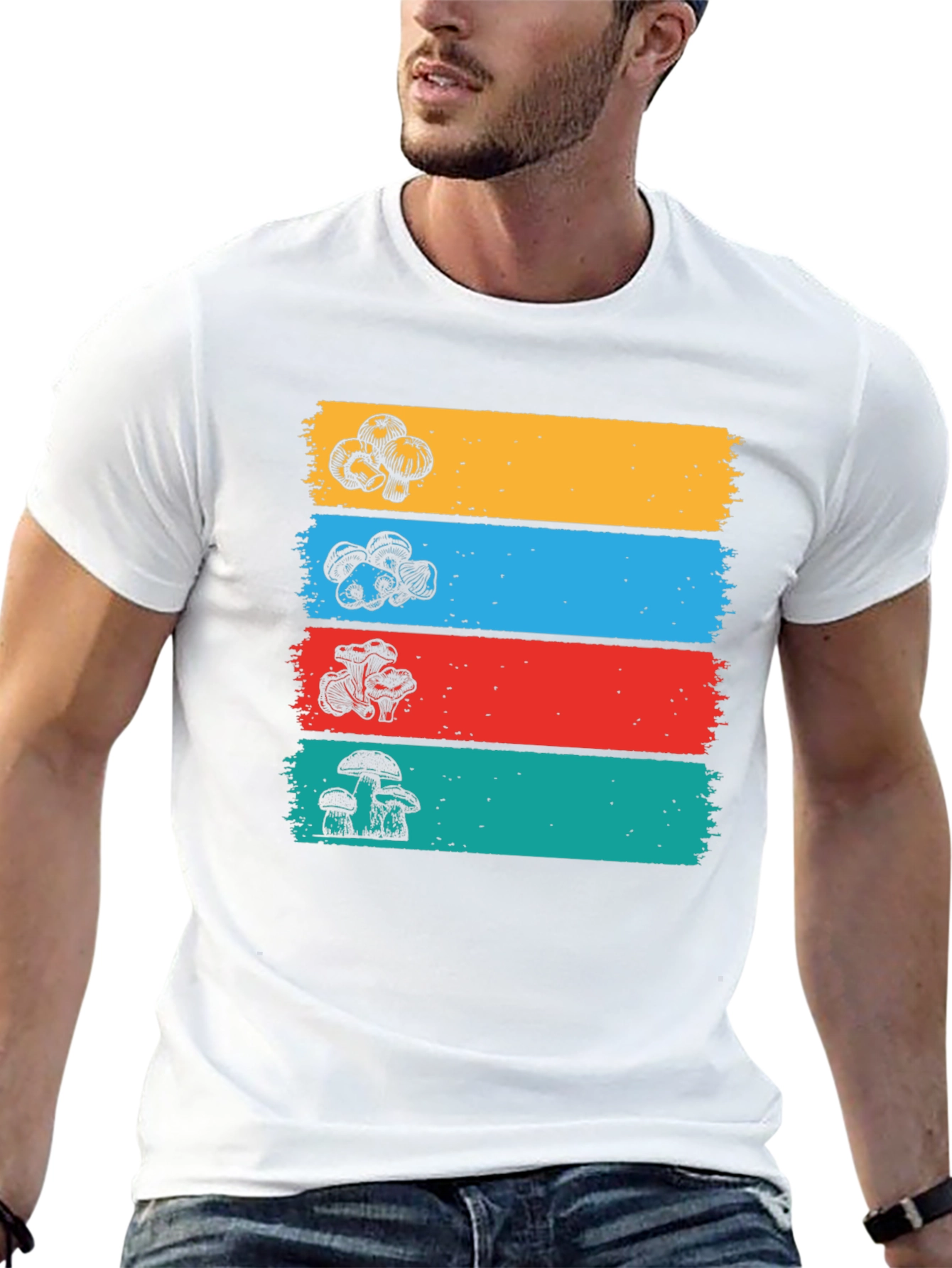 Retro Mushroom Graphic Tee