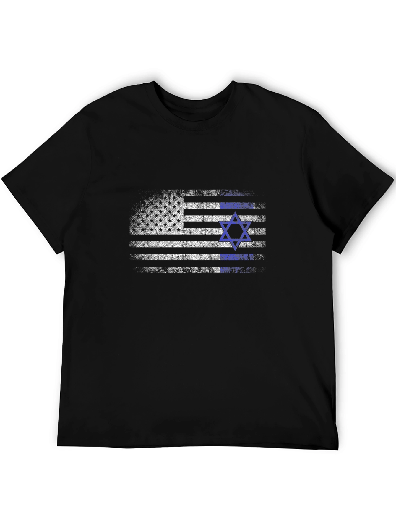 USA Israel Flag Graphic T-Shirt