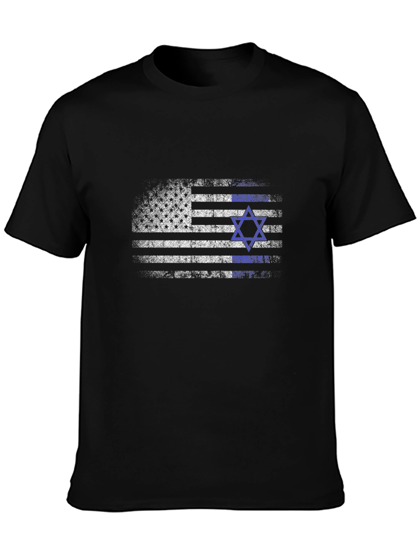 USA Israel Flag Graphic T-Shirt