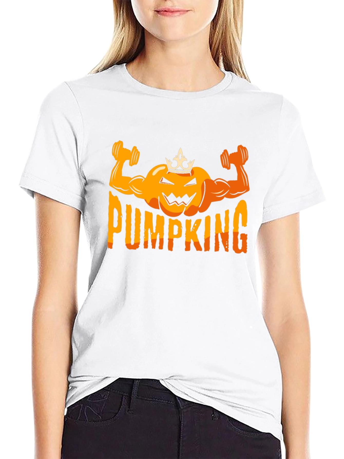 PUMP KING Halloween Gym Workout Shirt