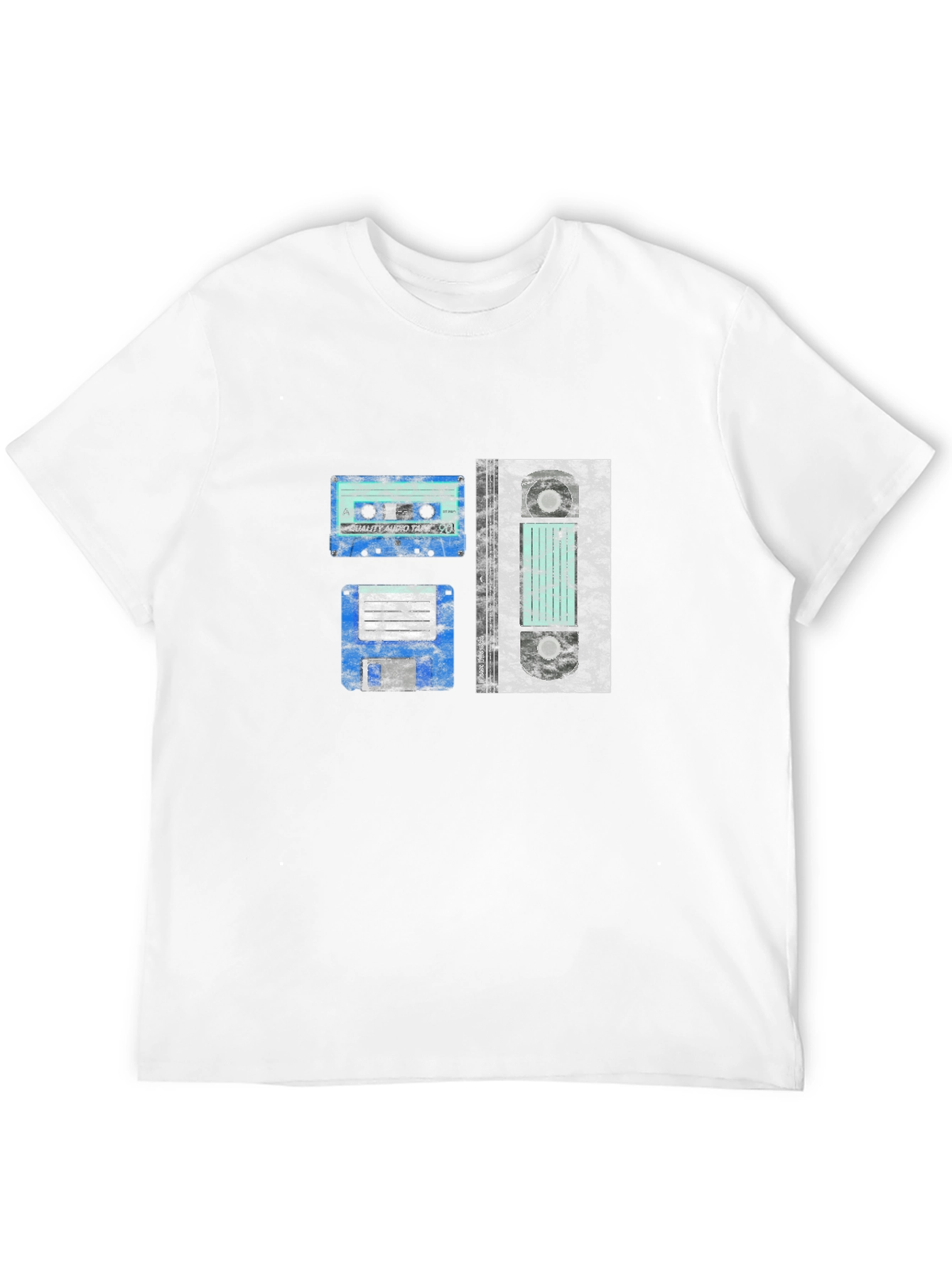 Retro Media Black T-Shirt