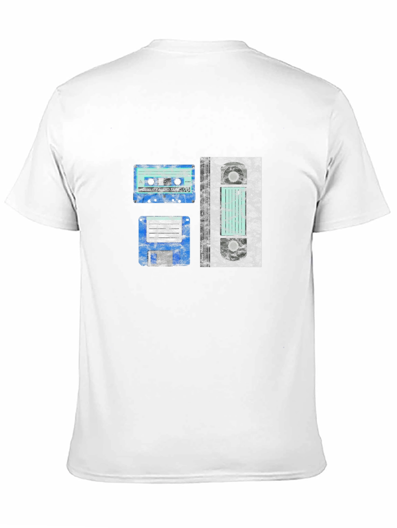 Retro Media Black T-Shirt