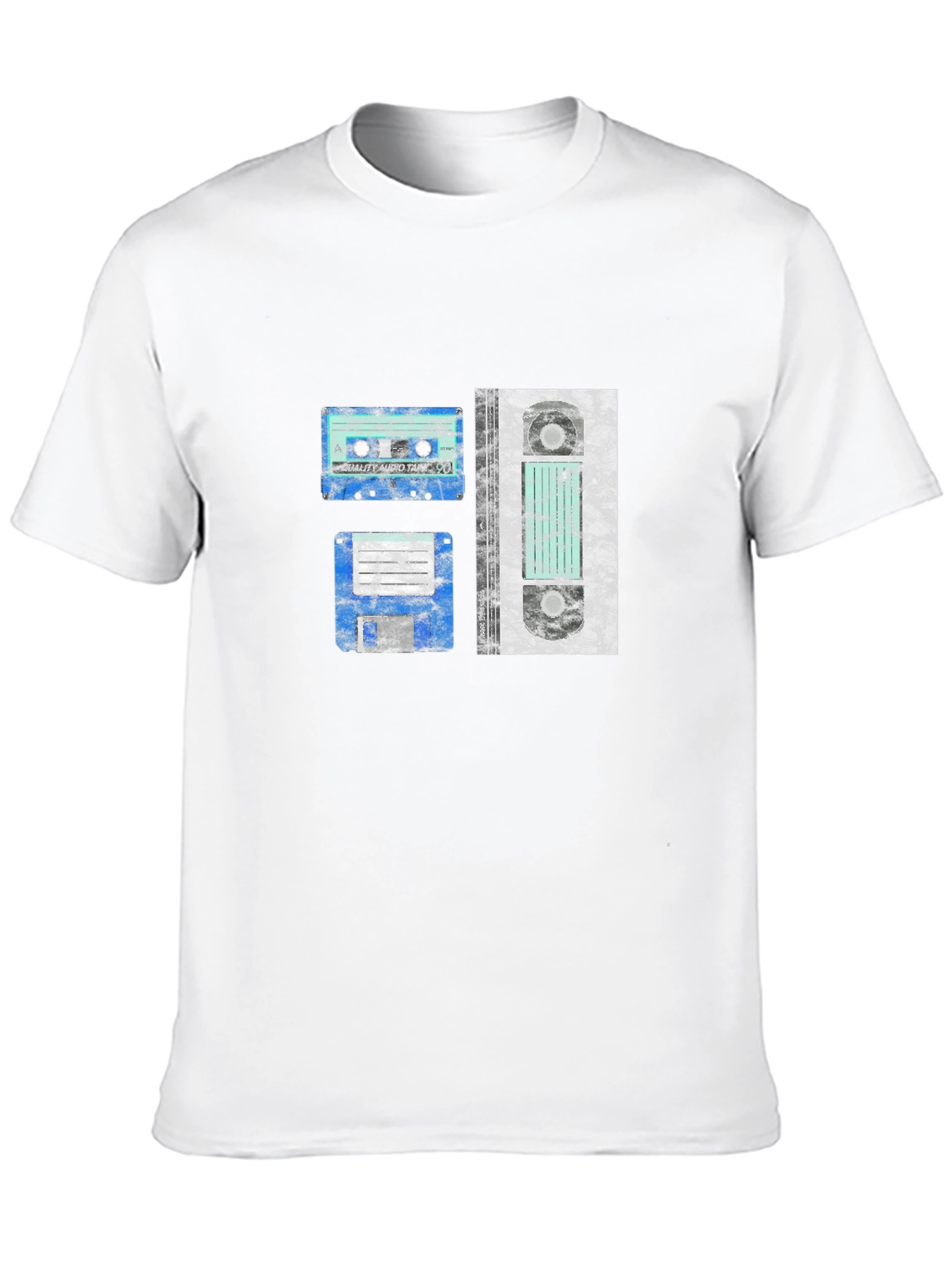 Retro Media Black T-Shirt