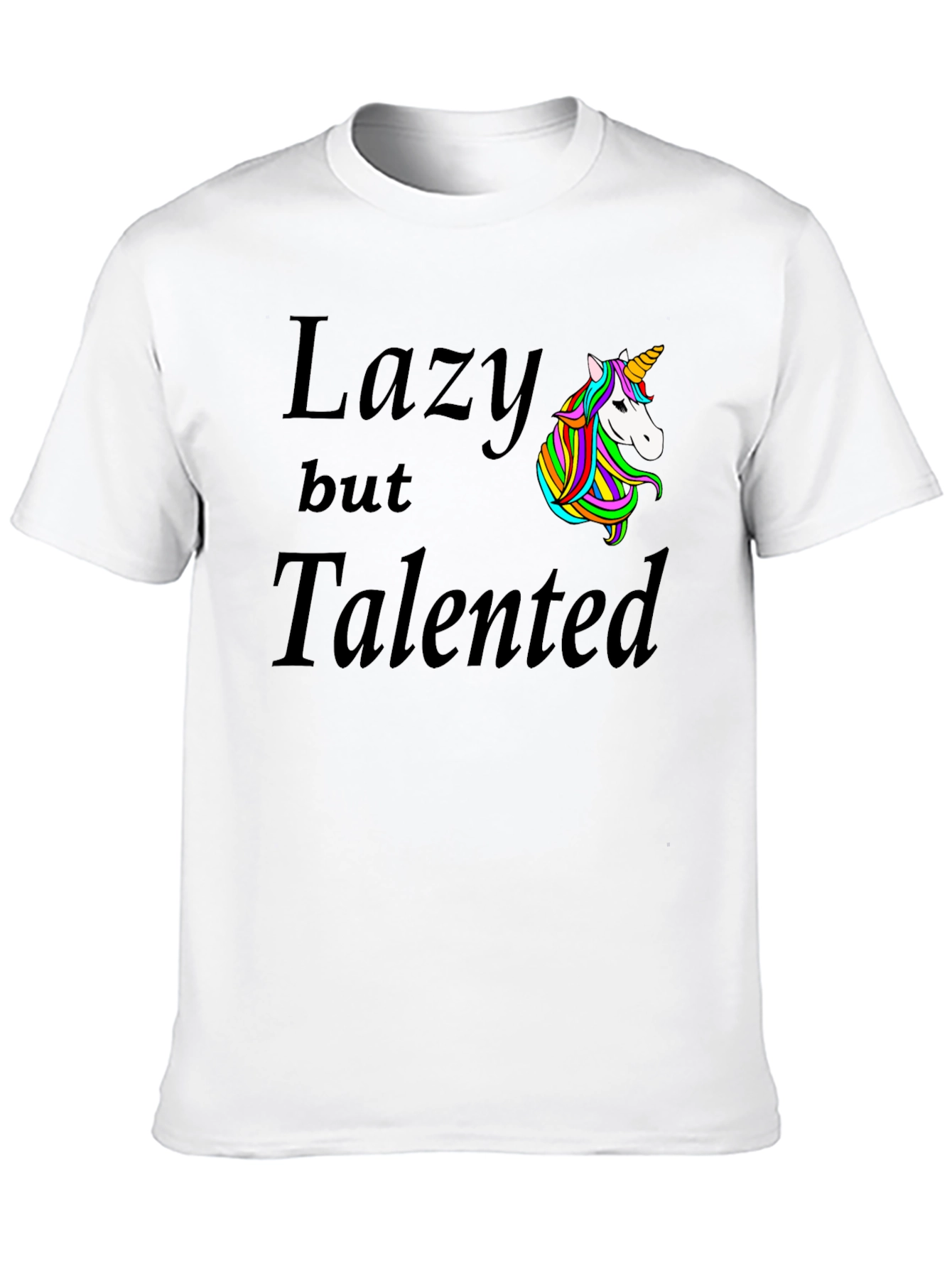 Lazy But Talented Unicorn Graphic Tee