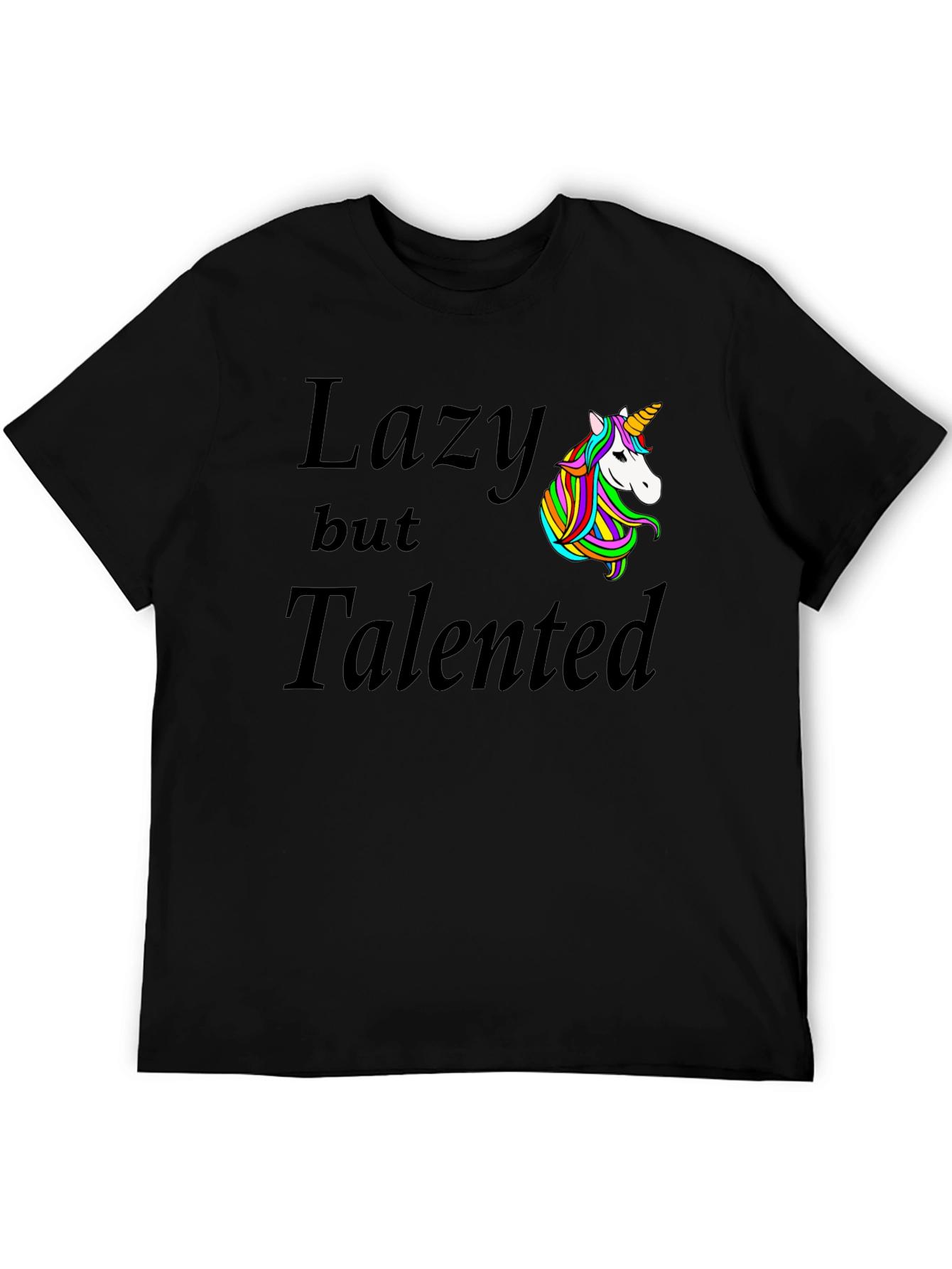 Lazy But Talented Unicorn Graphic Tee