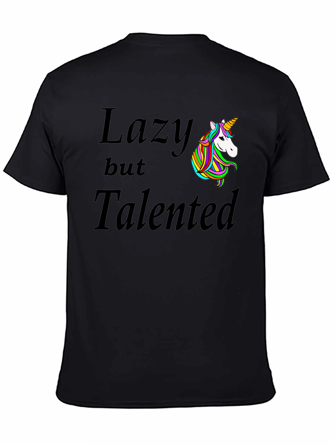 Lazy But Talented Unicorn Graphic Tee