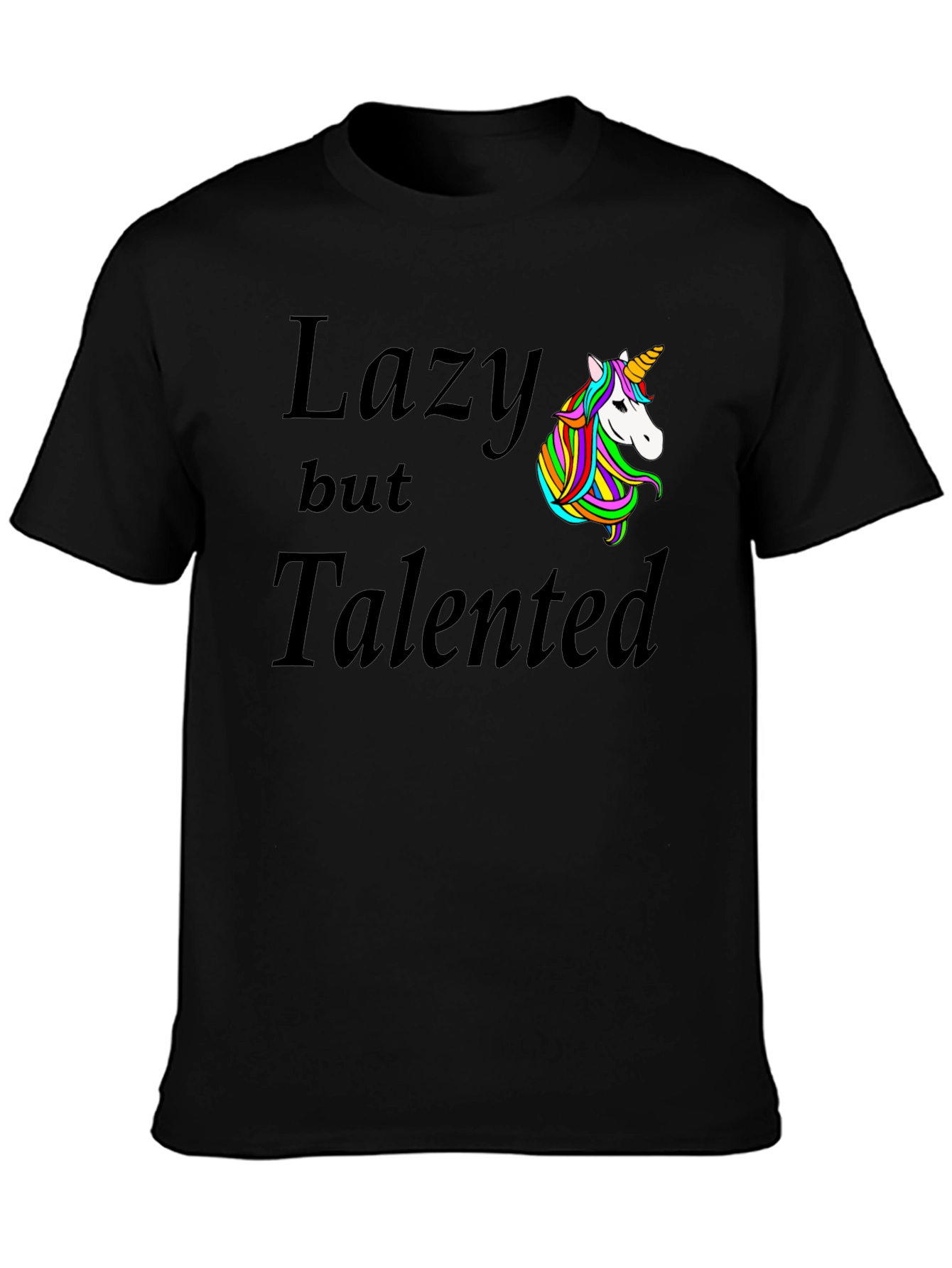 Lazy But Talented Unicorn Graphic Tee